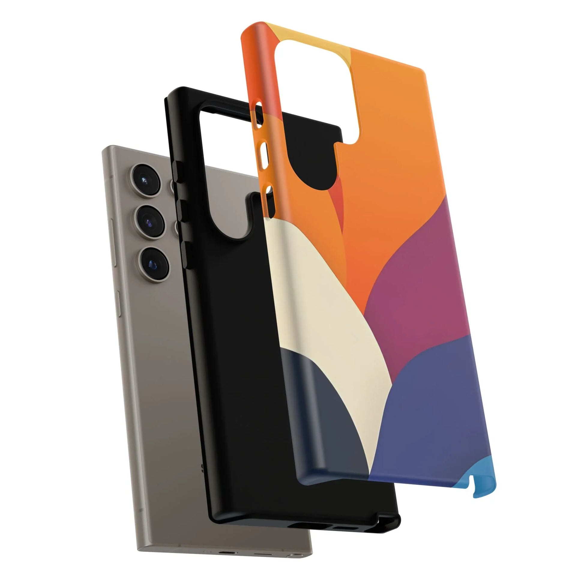 Vibrant Abstract Design Phone Case for iPhone and Galaxy - KARARMDESIGN