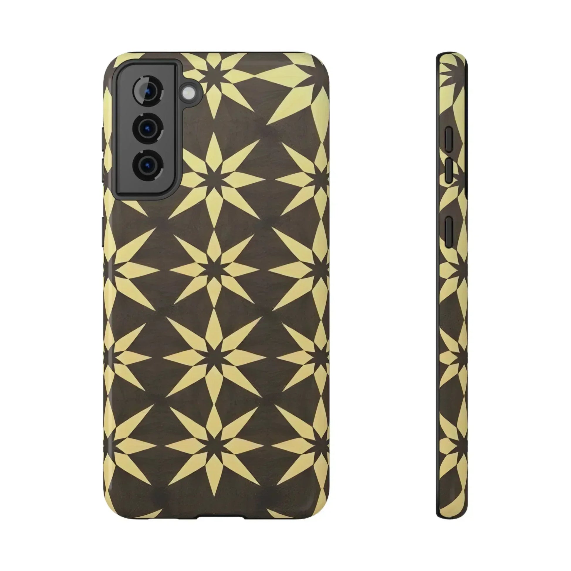 Star Phone Case for iPhone 12-16 and Samsung Galaxy S21-S22 - KARARMDESIGN