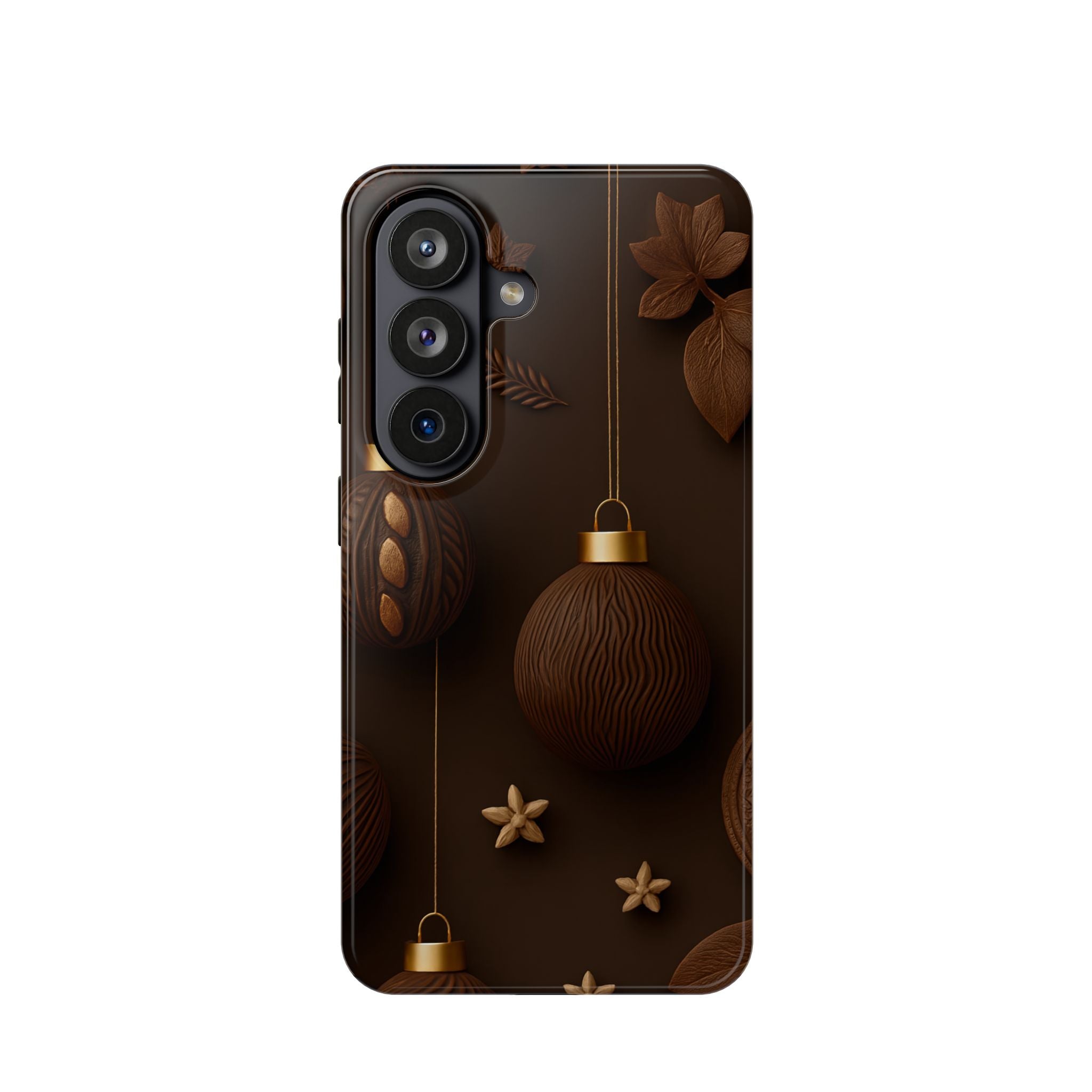 Chocolate Ornaments Phone Case for iPhone 11-17 and Galaxy S22-S26
