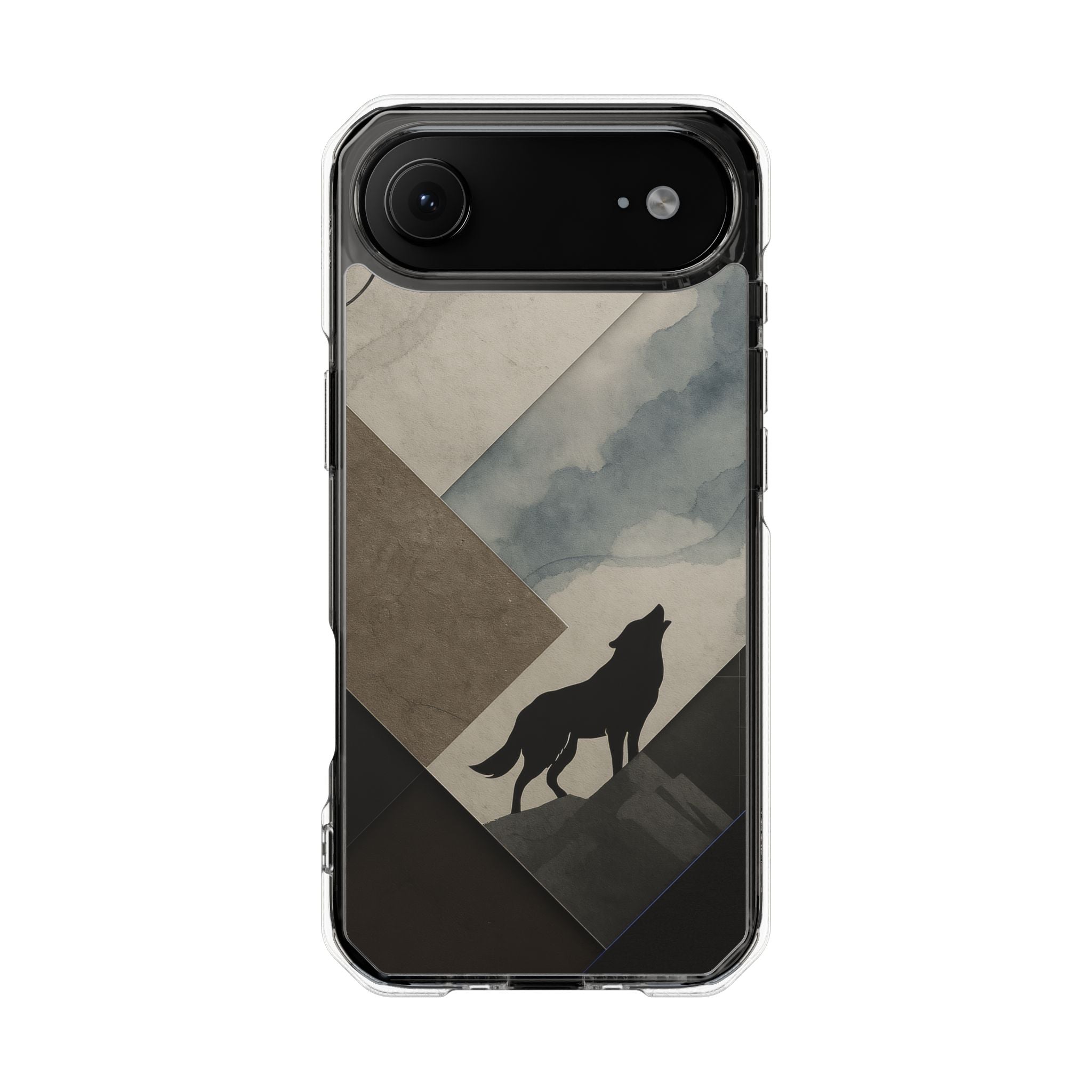 Wolf Silhouette Phone Case for iPhone 14-17