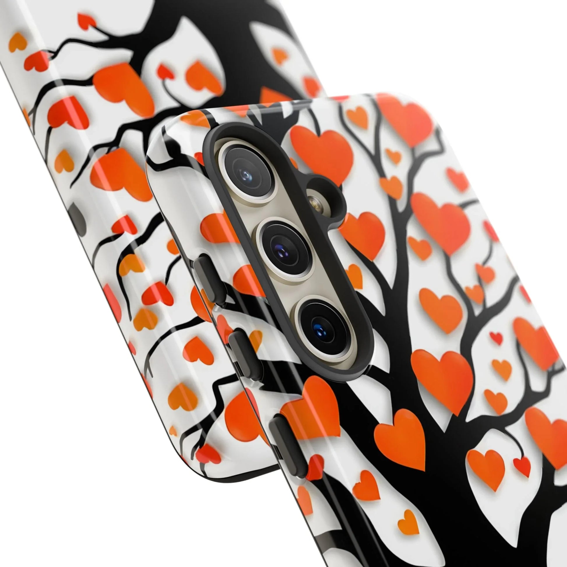 Heart Design Phone Case for iPhone 11–17 and Galaxy S20–S25 - KARARMDESIGN