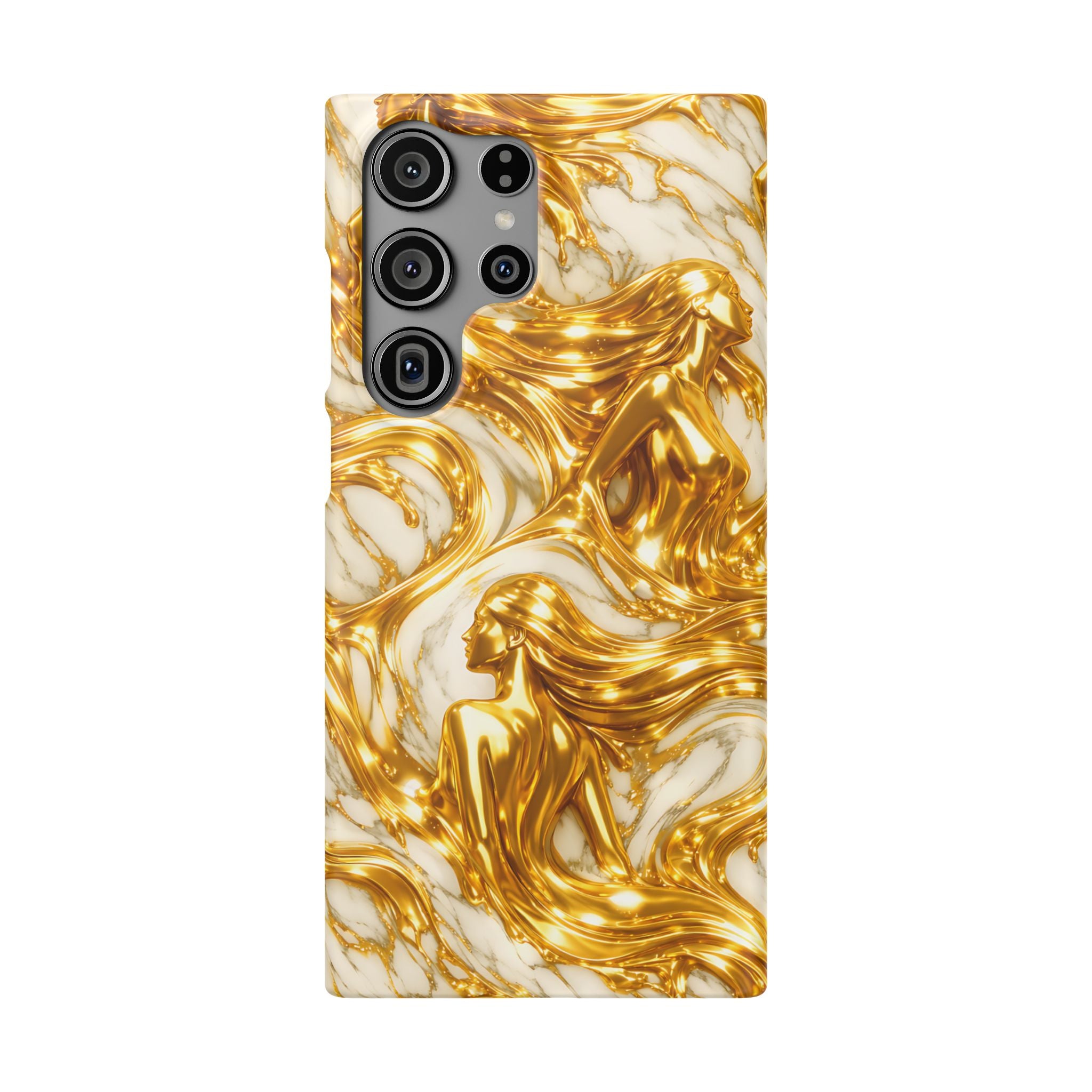 Divine Gold Woman Snap Phone Case for iPhone & Galaxy