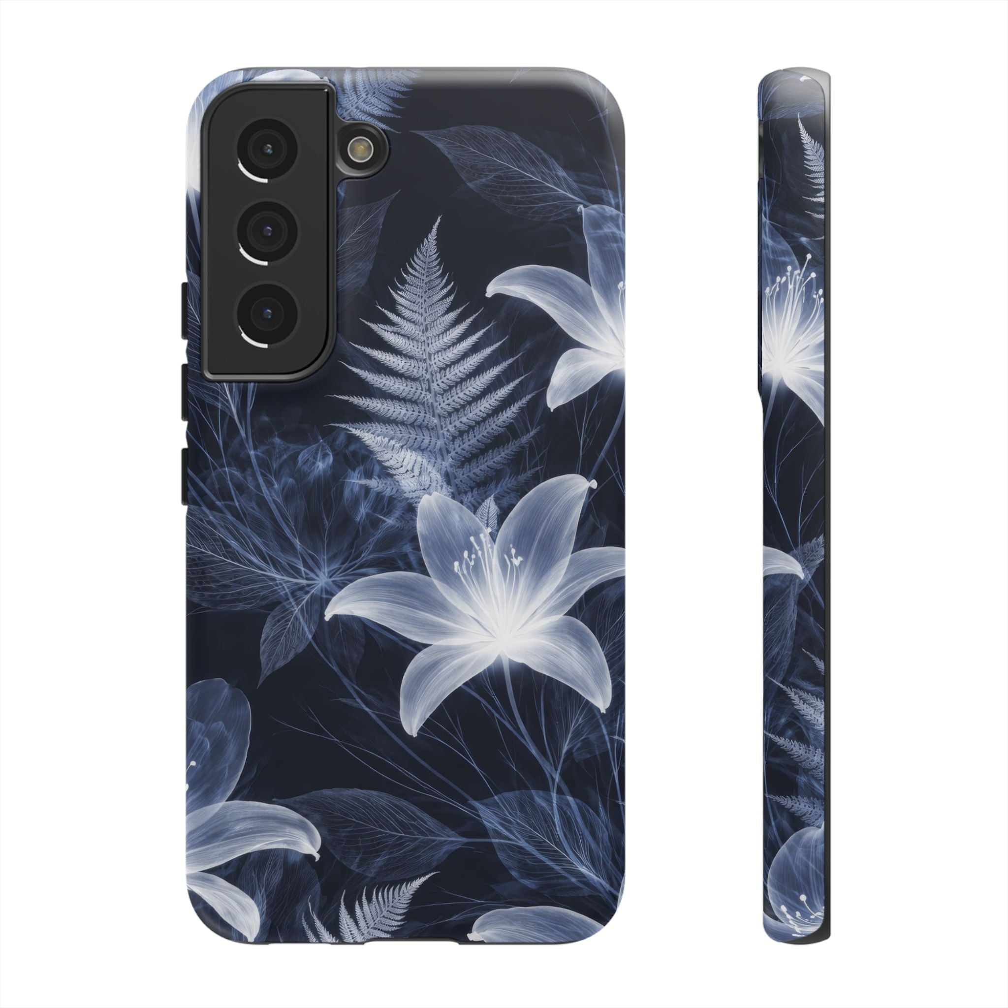 Moonlight Garden Phone Case for iPhone 11-17 and Galaxy S20-S26