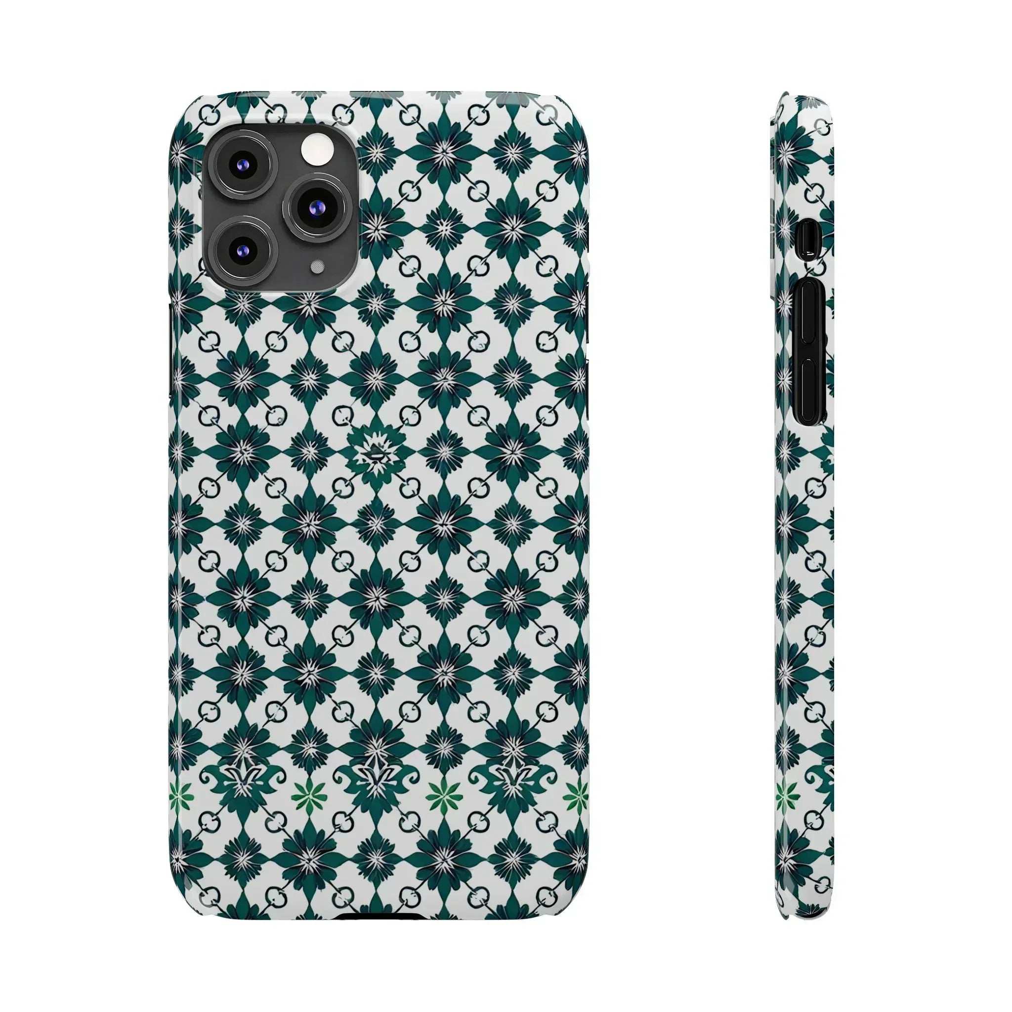 Elegant Geometric Pattern Phone Case for iPhone 11-17 - KARARMDESIGN