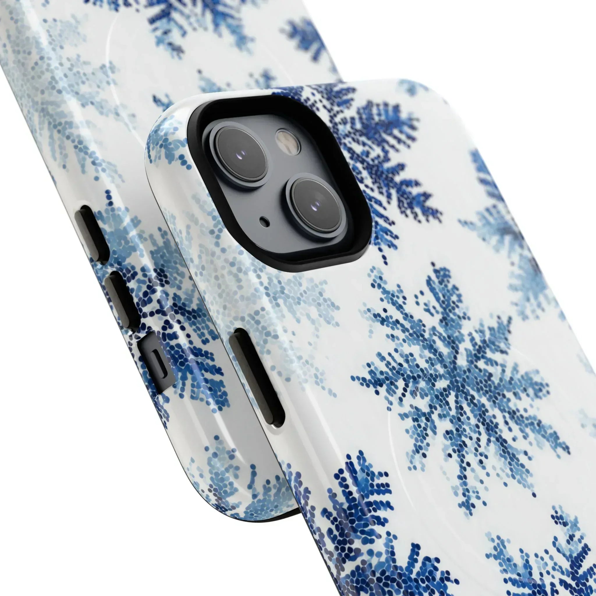 Snowflake Elegance Phone Case for iPhone 13-17 - KARARMDESIGN
