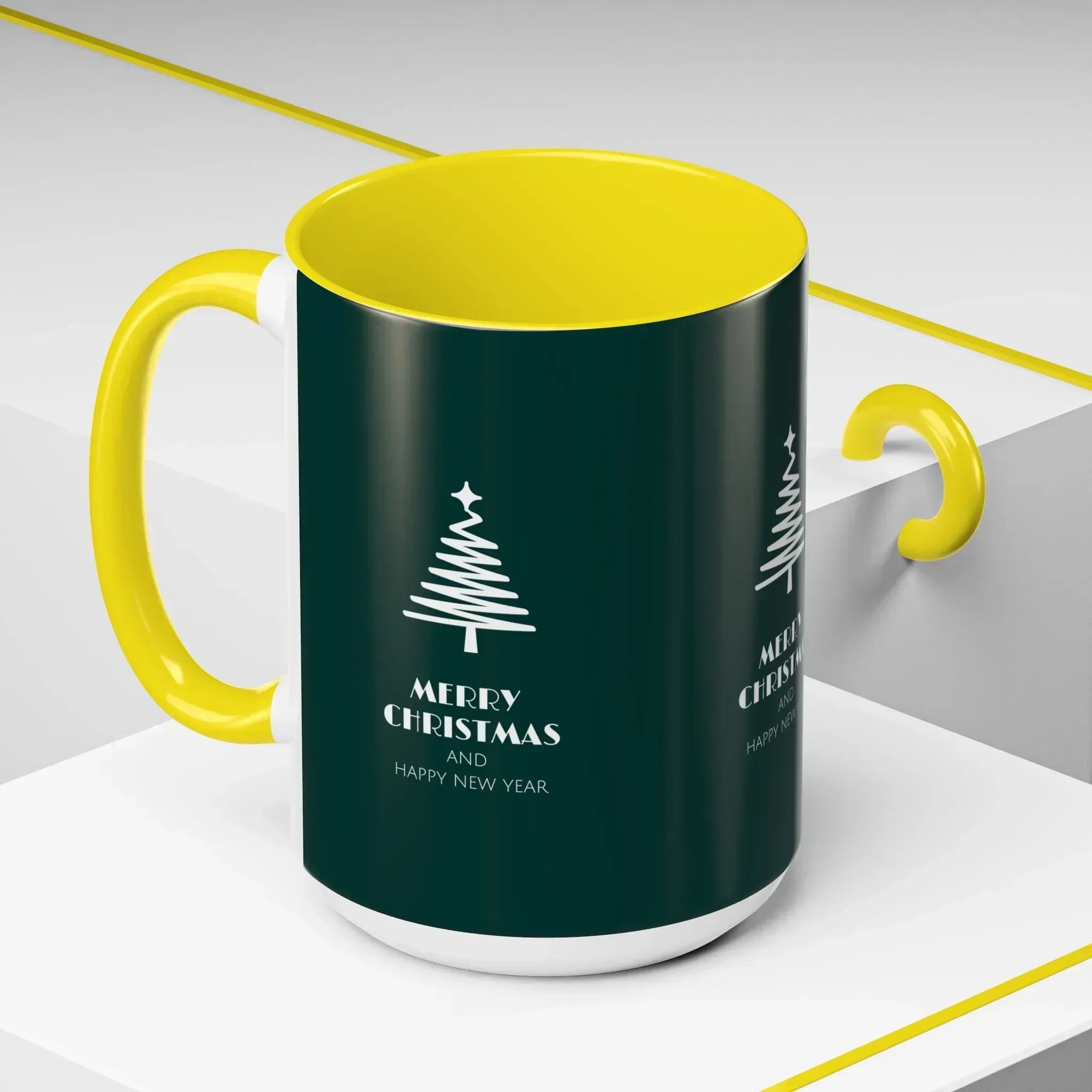 Holiday Mug - Accent Coffee Mug (11, 15oz) - KARARMDESIGN