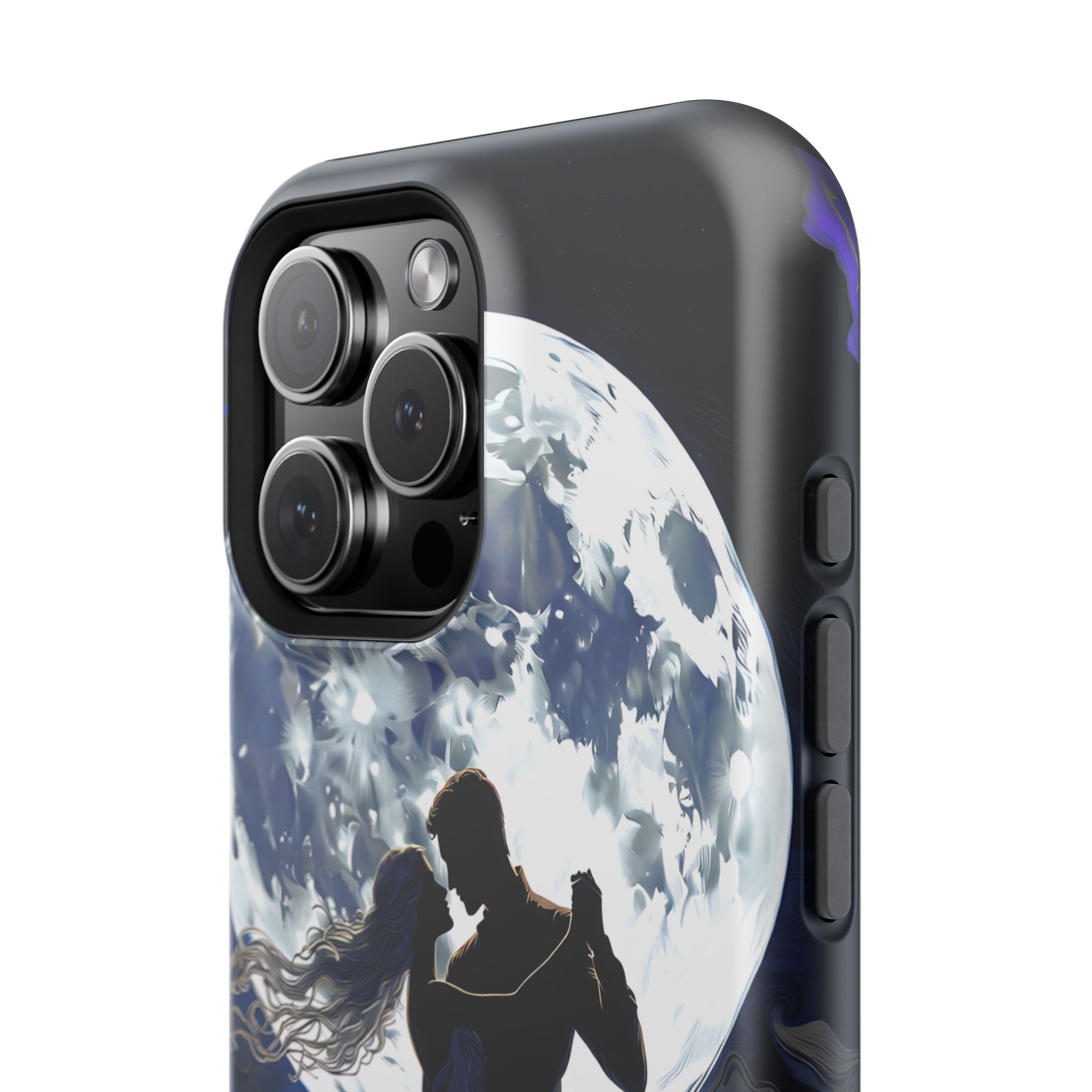 Romantic Moonlight Dance Magnetic Phone Case – iPhone 15–17 & Samsung Galaxy S26