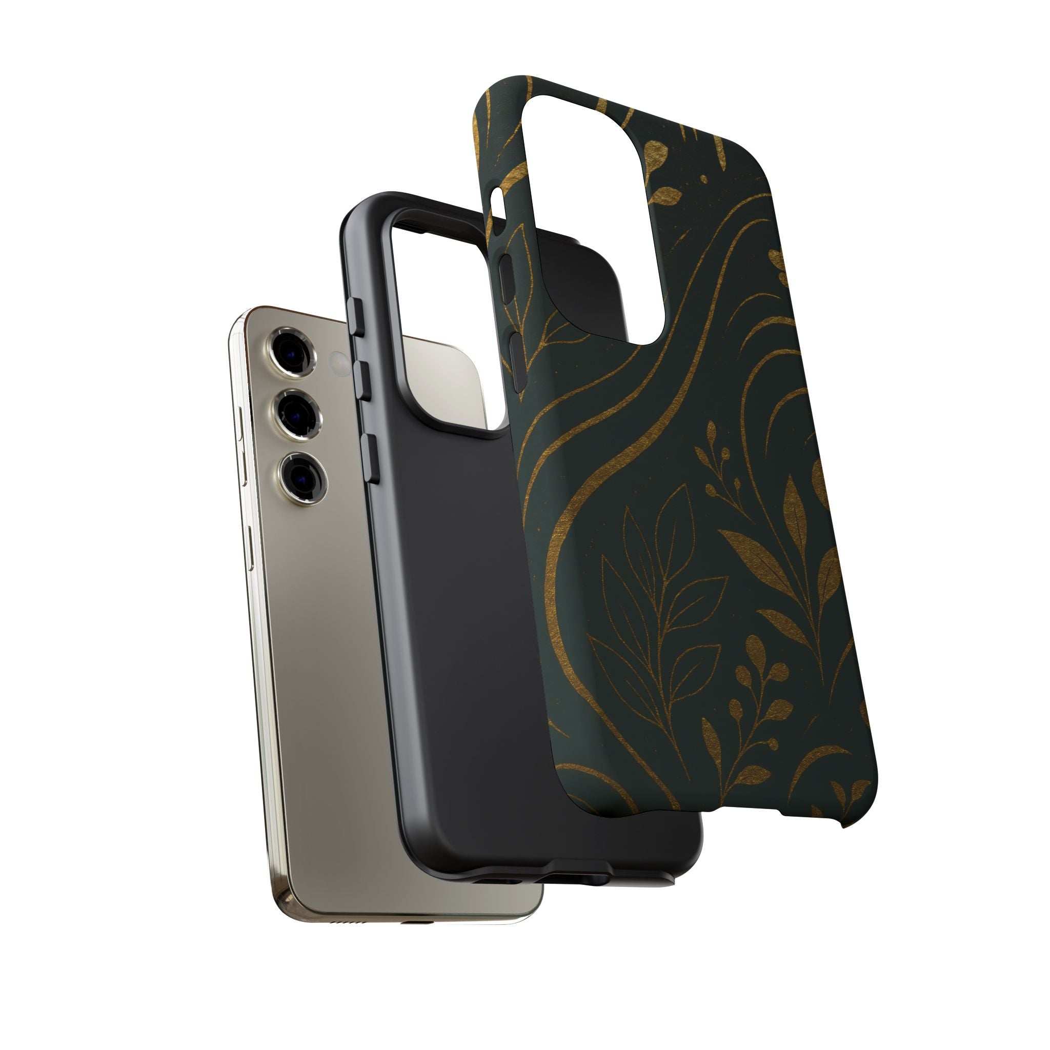 Gold Pattern Tough Phone Case for Samsung Galaxy & Google Pixel