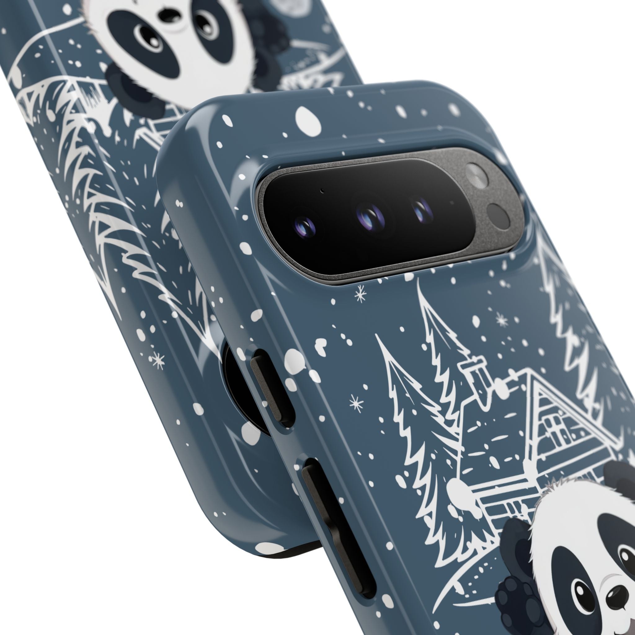 Cute Panda Phone Case for Samsung Galaxy S20–S26 & Google Pixel 6–9