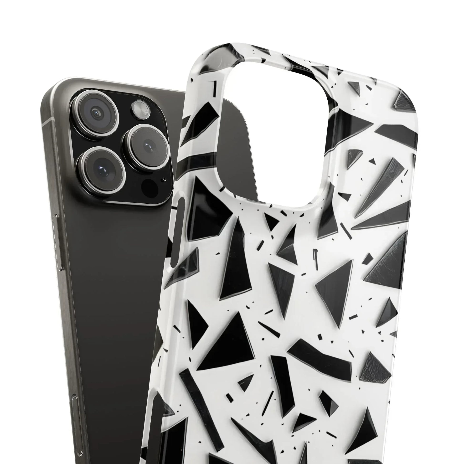 Abstract Slim Phone Case for iPhone 11-17 - KARARMDESIGN