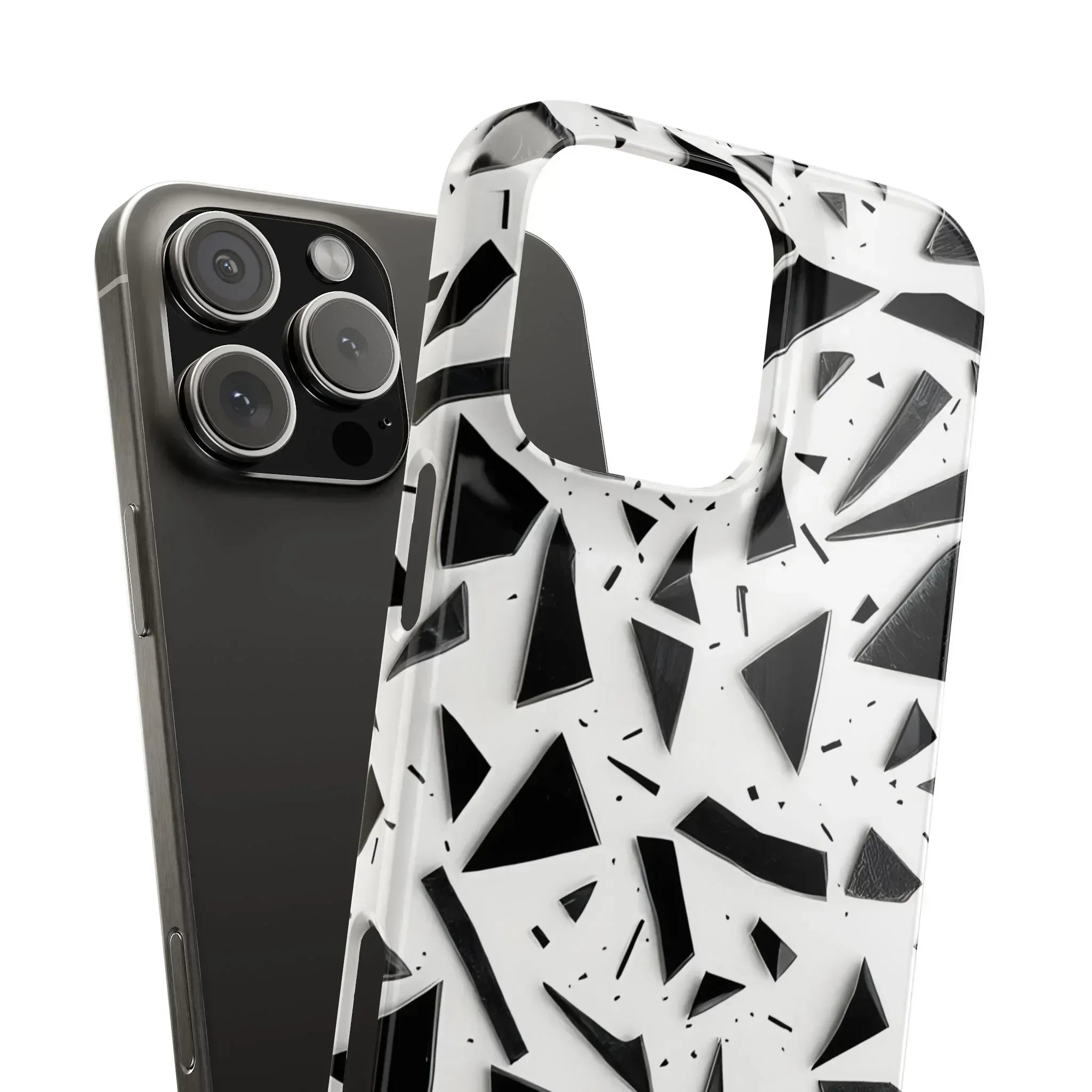 Abstract Slim Phone Case for iPhone 11-17 - KARARMDESIGN