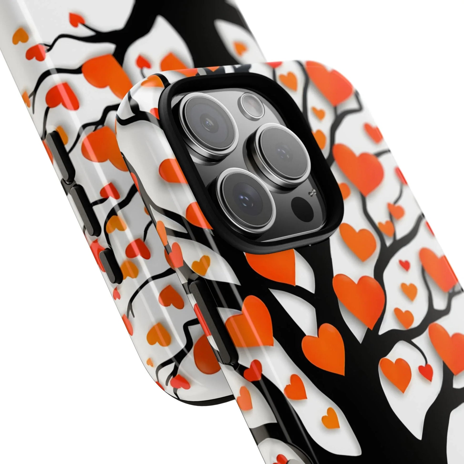 Heart Design Phone Case for iPhone 11–17 and Galaxy S20–S25 - KARARMDESIGN