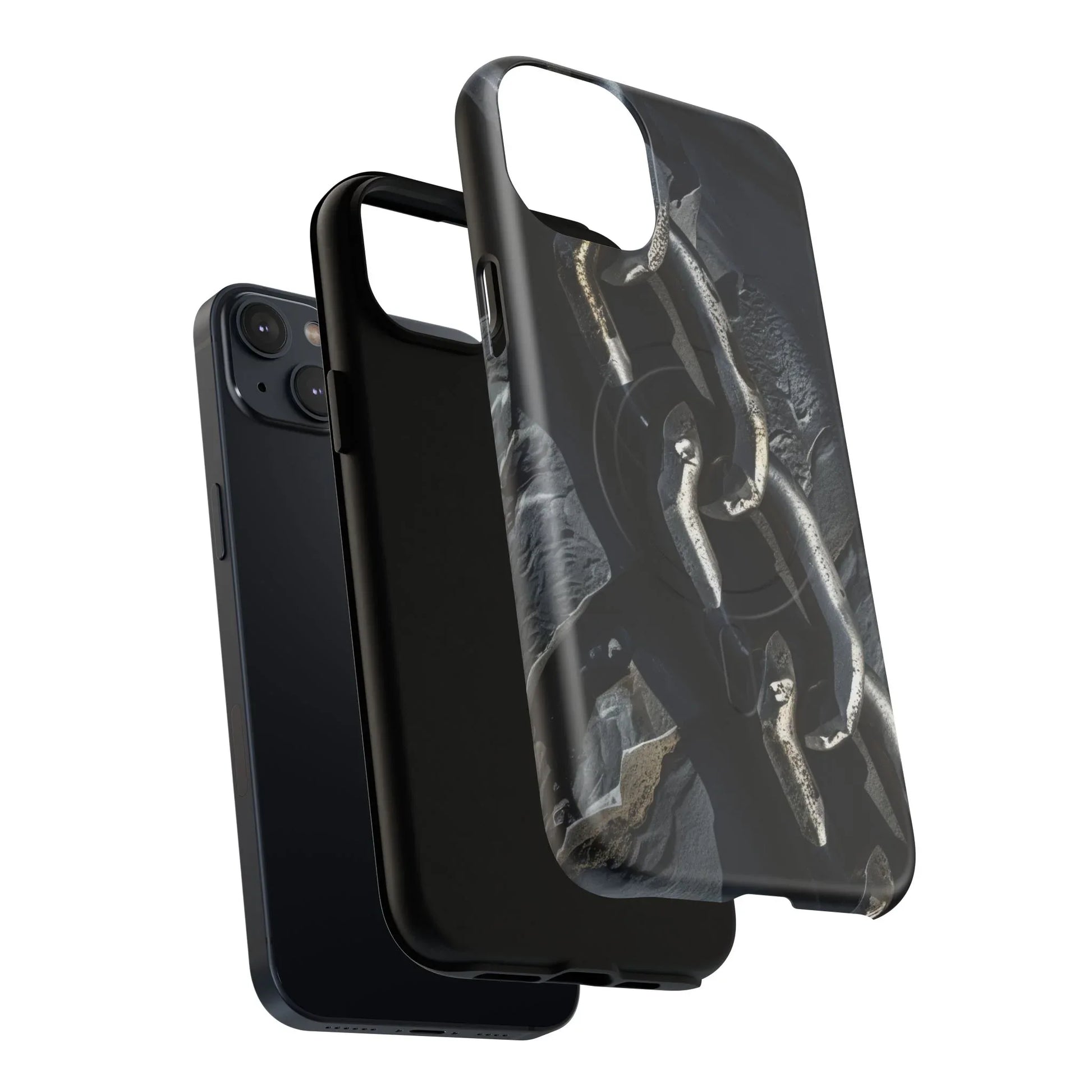 “Iron Chain” Tough Magnetic Phone Case for iPhone 13-17 - KARARMDESIGN