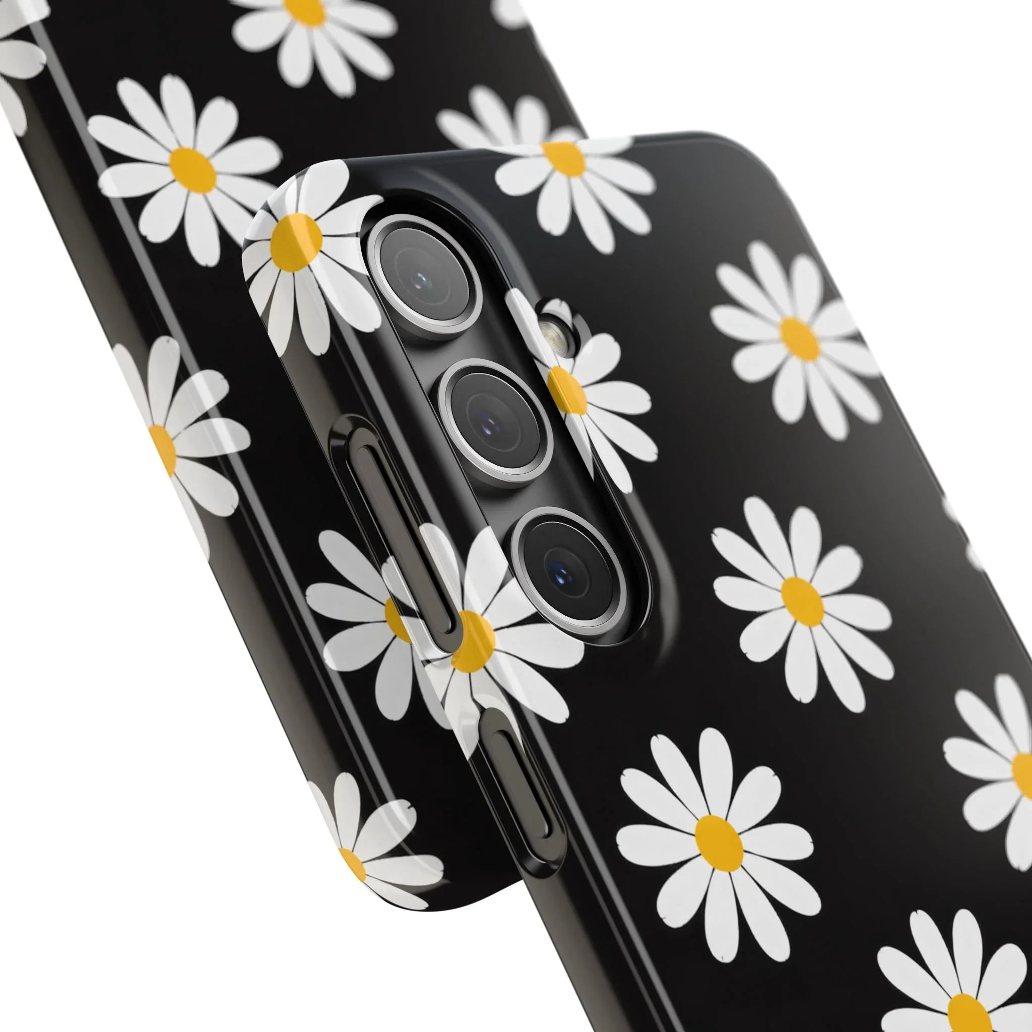Daisy Charm Phone Case for iPhone 11-17 and Galaxy S20-S25 - KARARMDESIGN