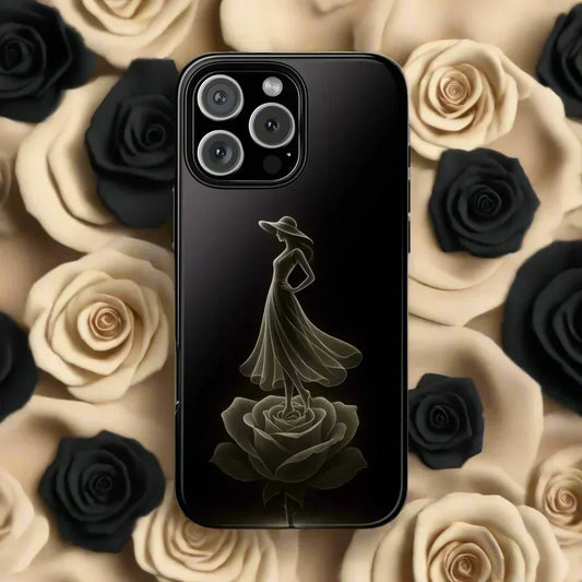 Elegant Woman Phone Case for iPhone 12-16 and Samsung Galaxy S20-S25 Models - KarArmDesign