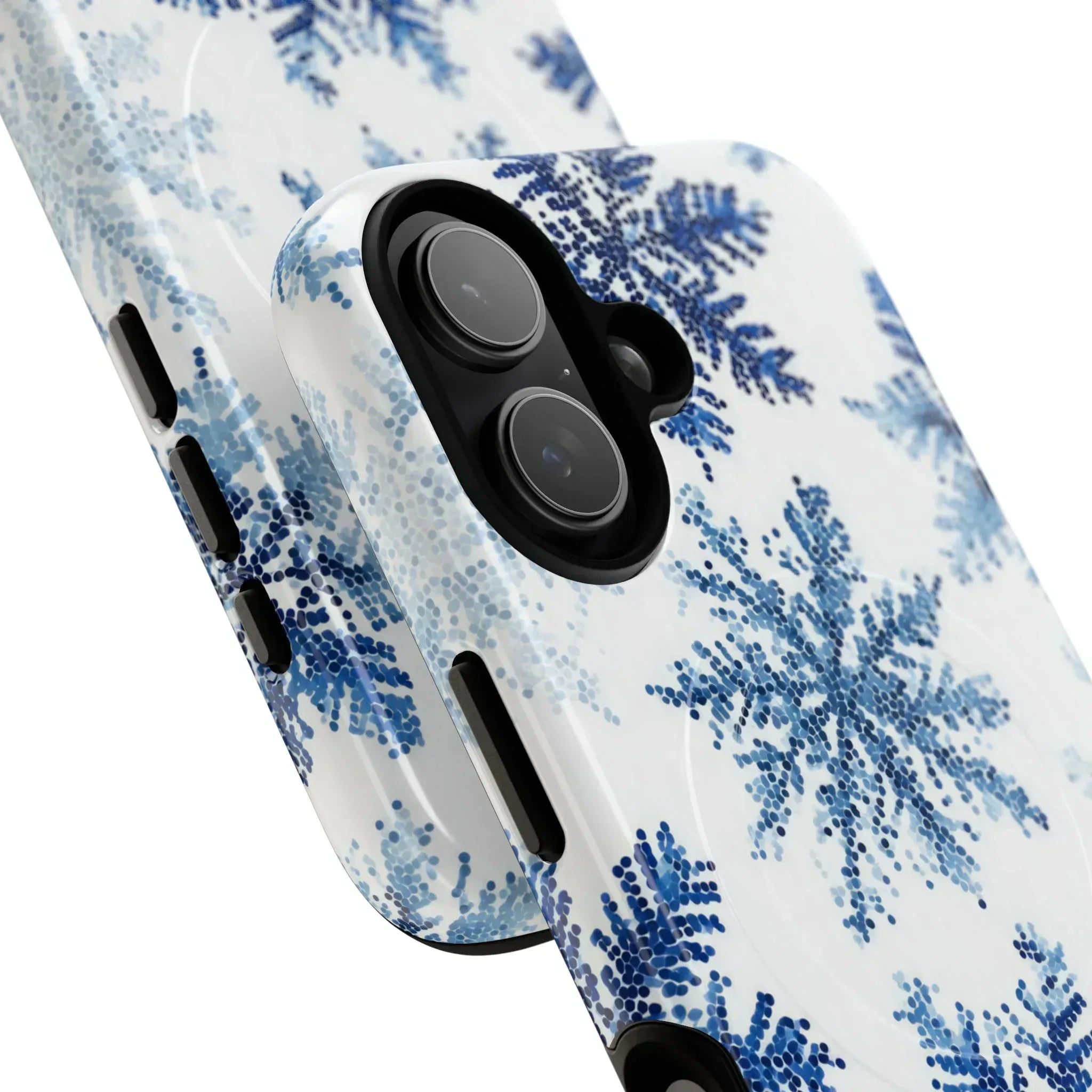 Snowflake Elegance Phone Case for iPhone 13-17 - KARARMDESIGN