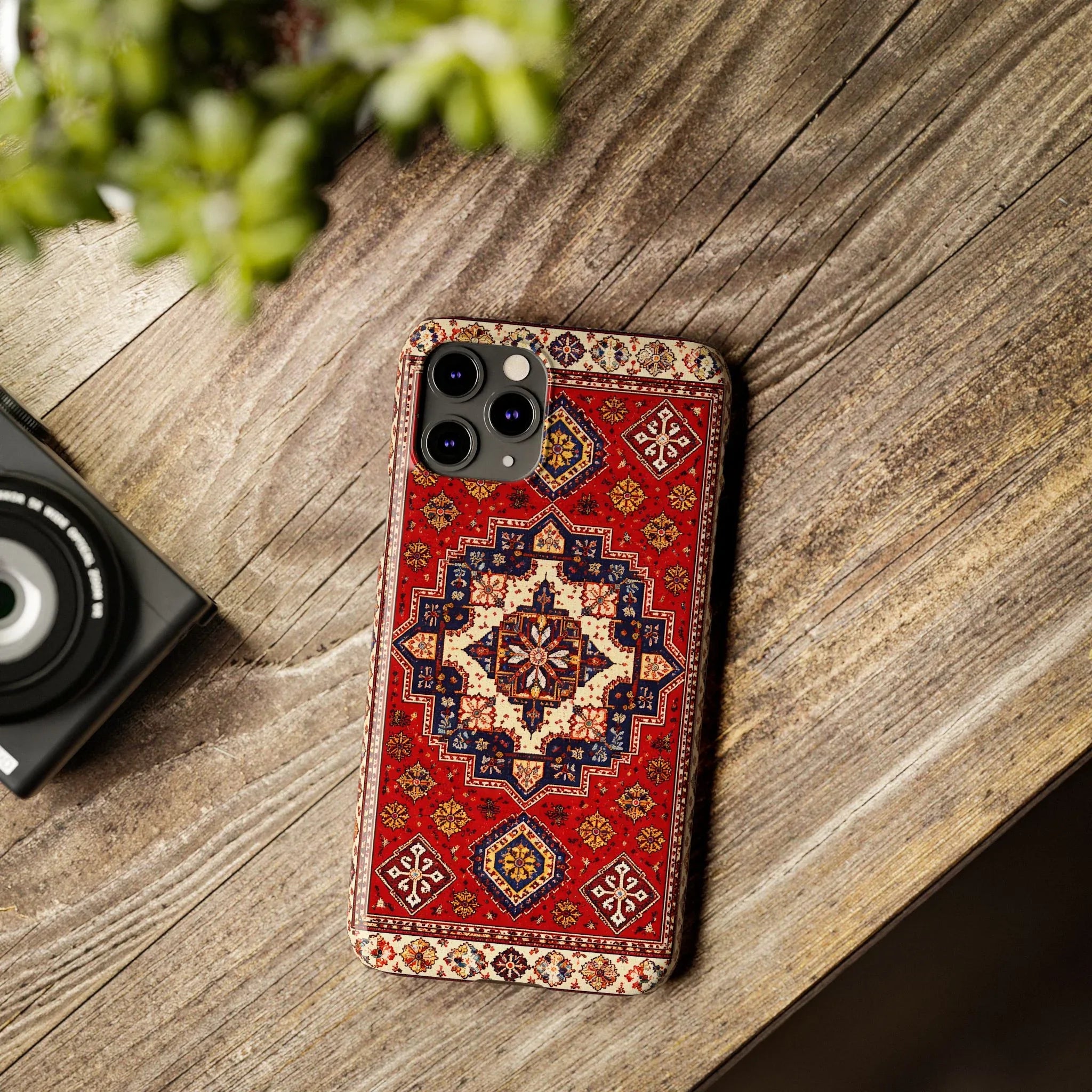 Armenian Carpet Pattern Phone Case for iPhone 11-16 - KARARMDESIGN