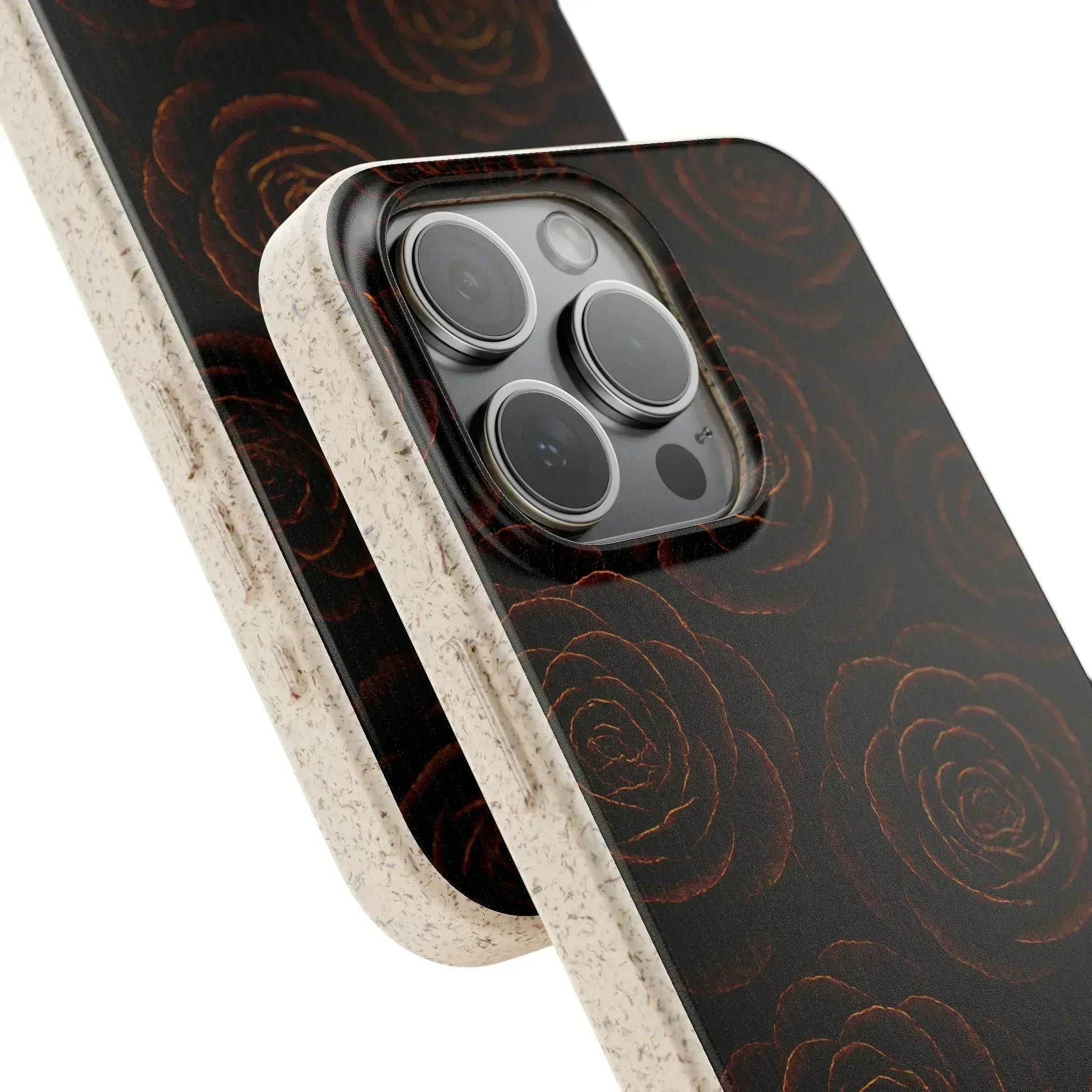 Wooden Roses Phone Case for iPhone 11-16 and Samsung Galaxy S20-S22 - KARARMDESIGN