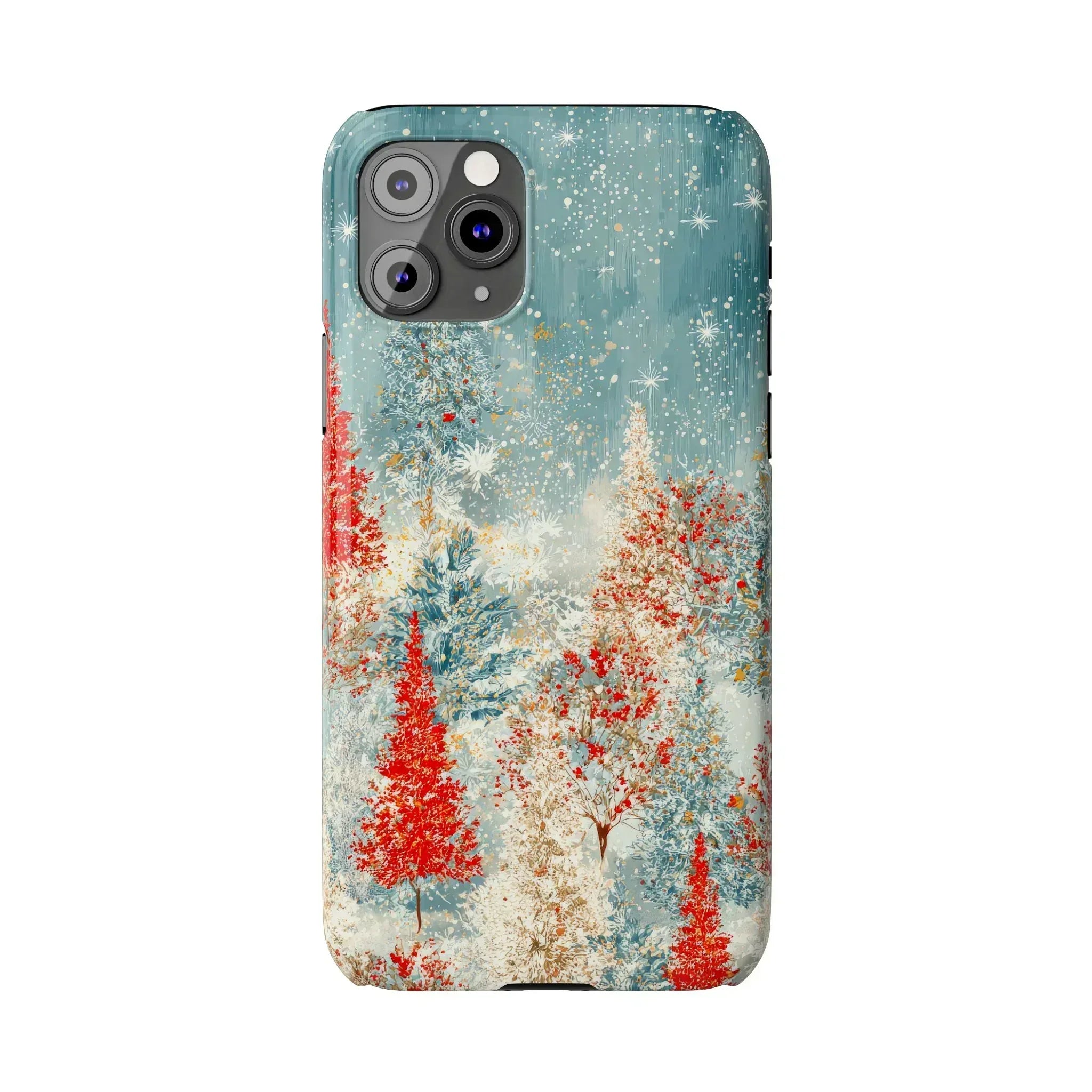 Snowy Forest Phone Case for iPhone 11-17 - KARARMDESIGN