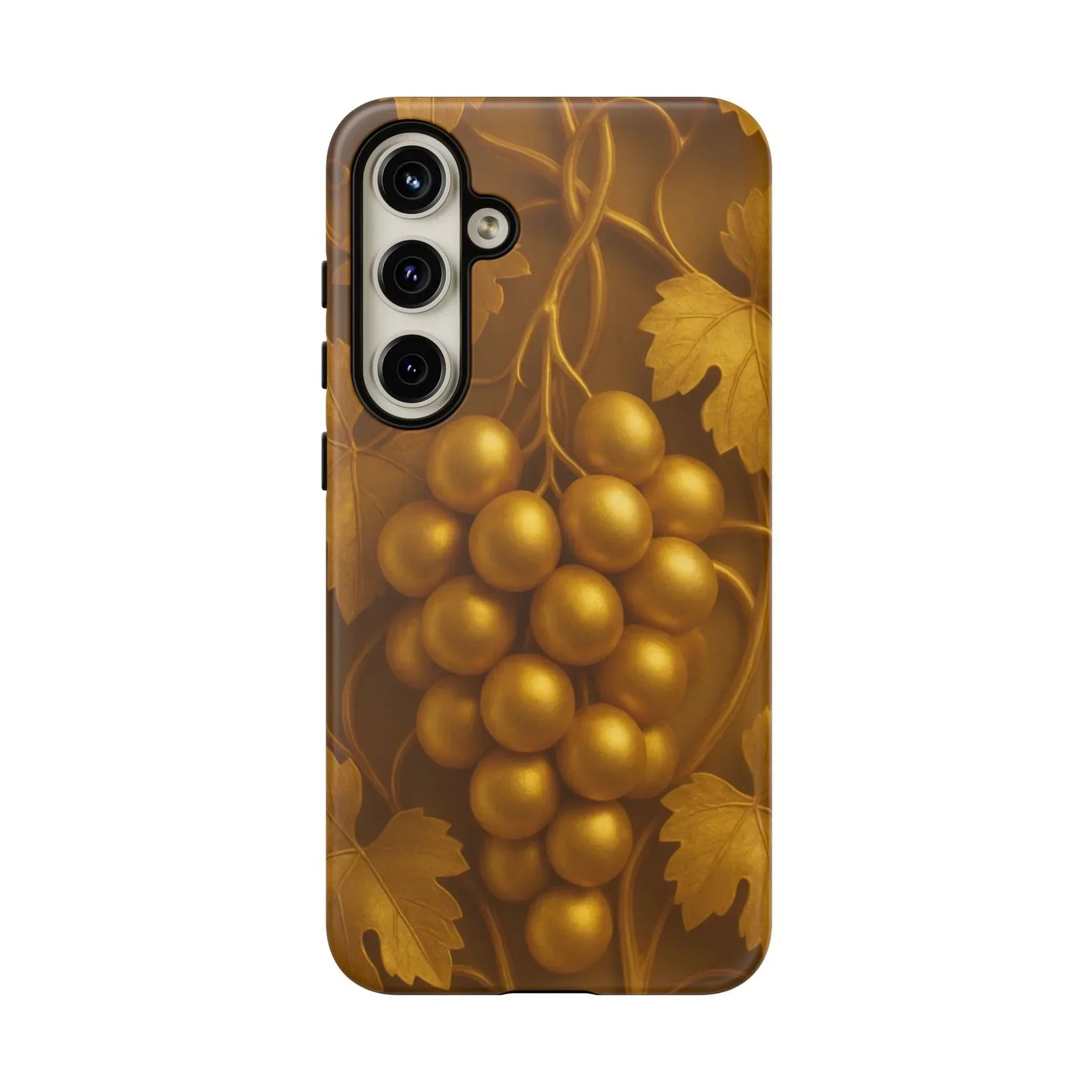 Golden Grapes Phone Case for Samsung Galaxy S10-S25 Models - KarArmDesign