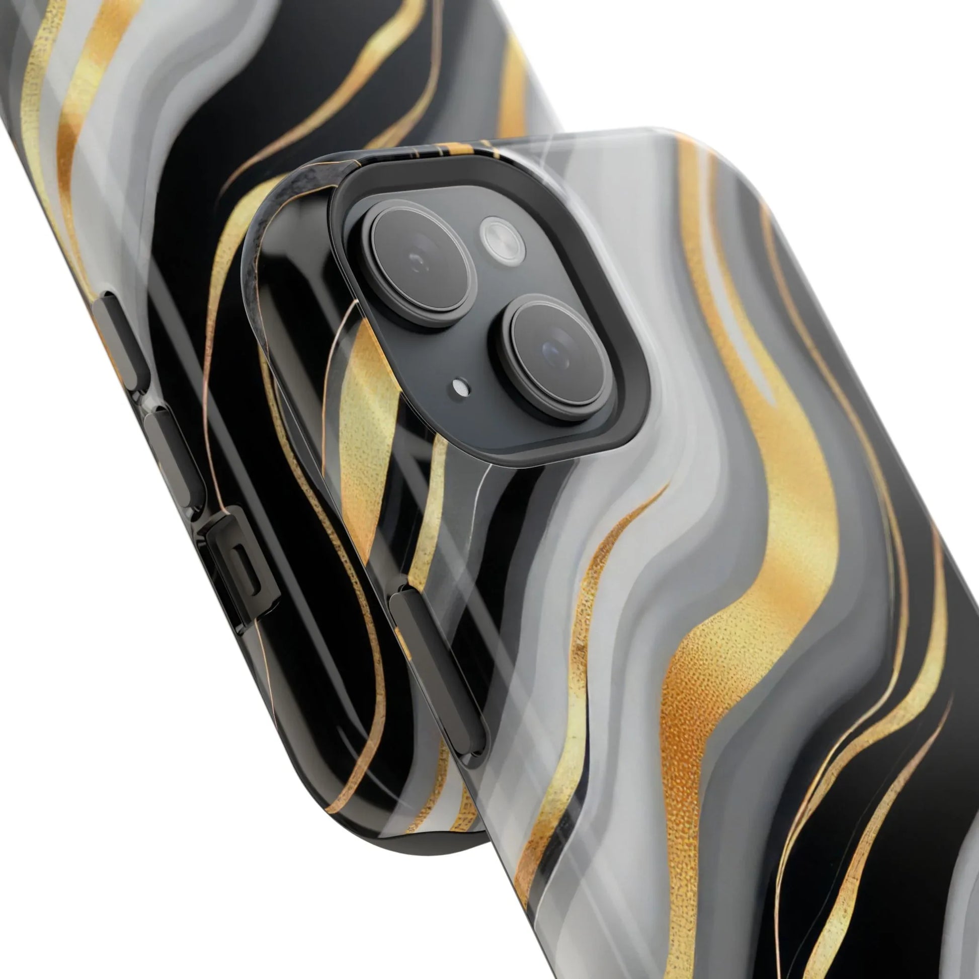 Modern Marble Flow Phone Case for iPhone 11-17 - KARARMDESIGN