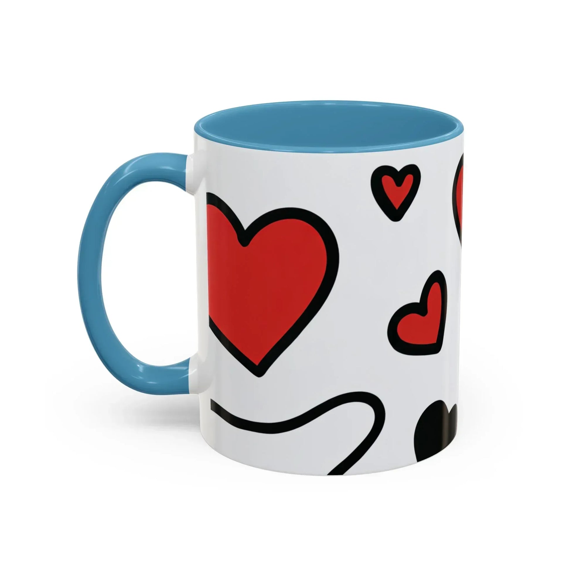 Love Overflow Mug – Accent Coffee Mug (11, 15oz) - KARARMDESIGN