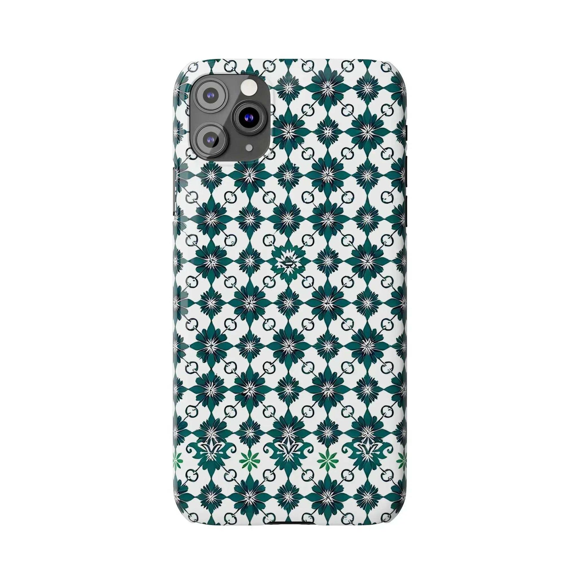 Elegant Geometric Pattern Phone Case for iPhone 11-17 - KARARMDESIGN