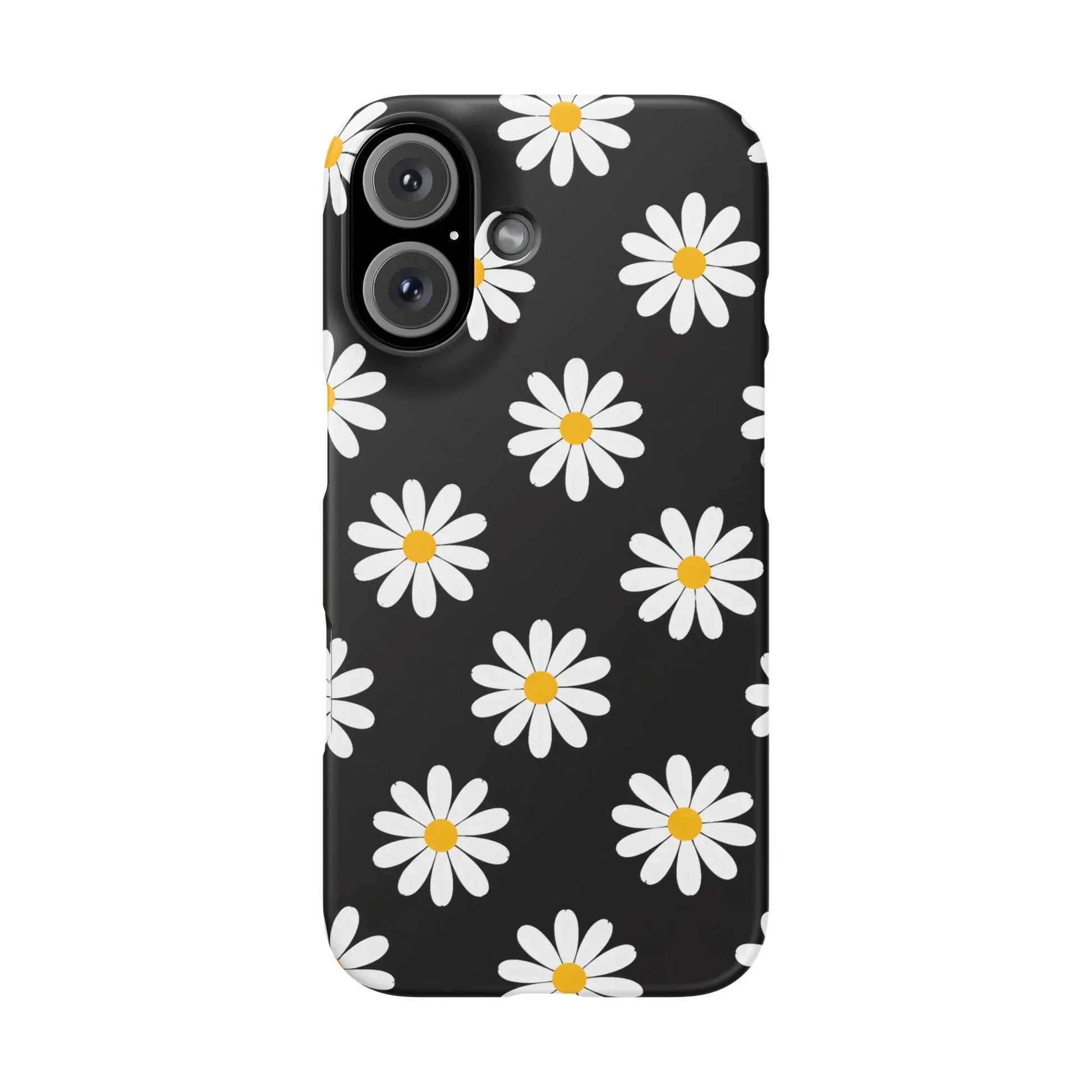 Daisy Charm Phone Case for iPhone 11-17 and Galaxy S20-S25 - KARARMDESIGN