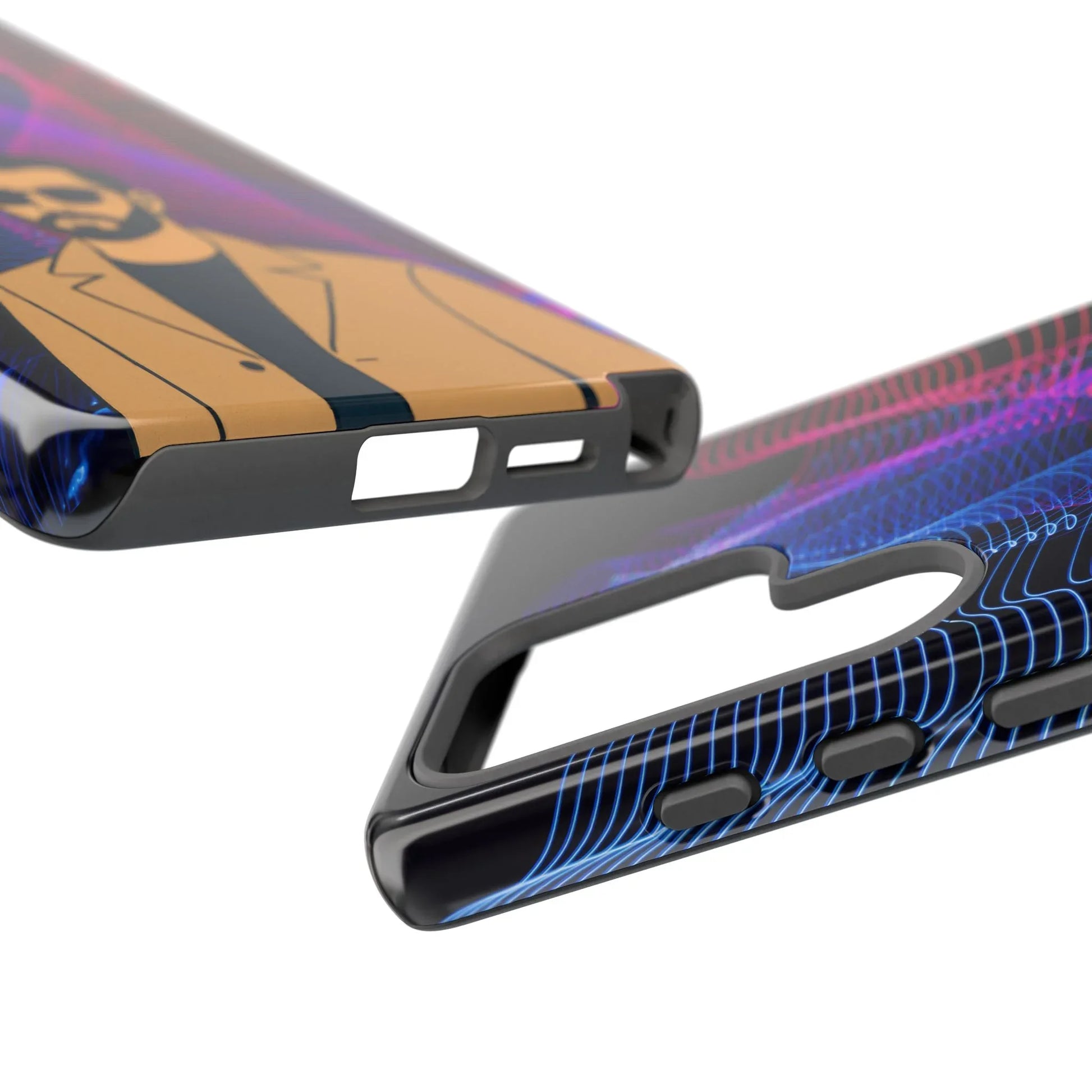 Bearded Style Phone Case for iPhone 11-17 and Galaxy S20-S25 - KARARMDESIGN