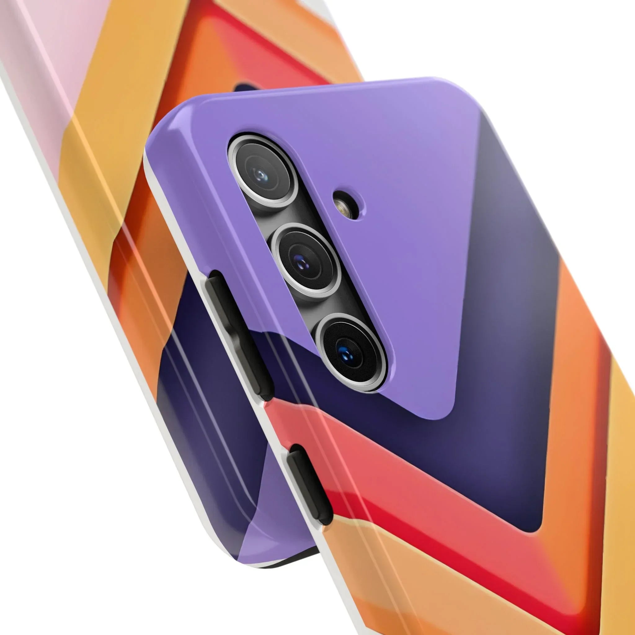 Vibrant Geometric Chevron Phone Case for iPhone and Galaxy - KARARMDESIGN