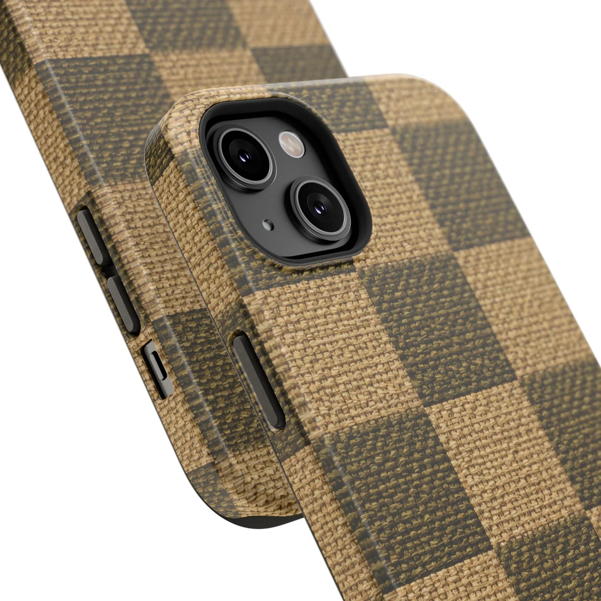 Rustic Woven Phone Case for iPhone 11-17 and Galaxy S21-S22 - KARARMDESIGN