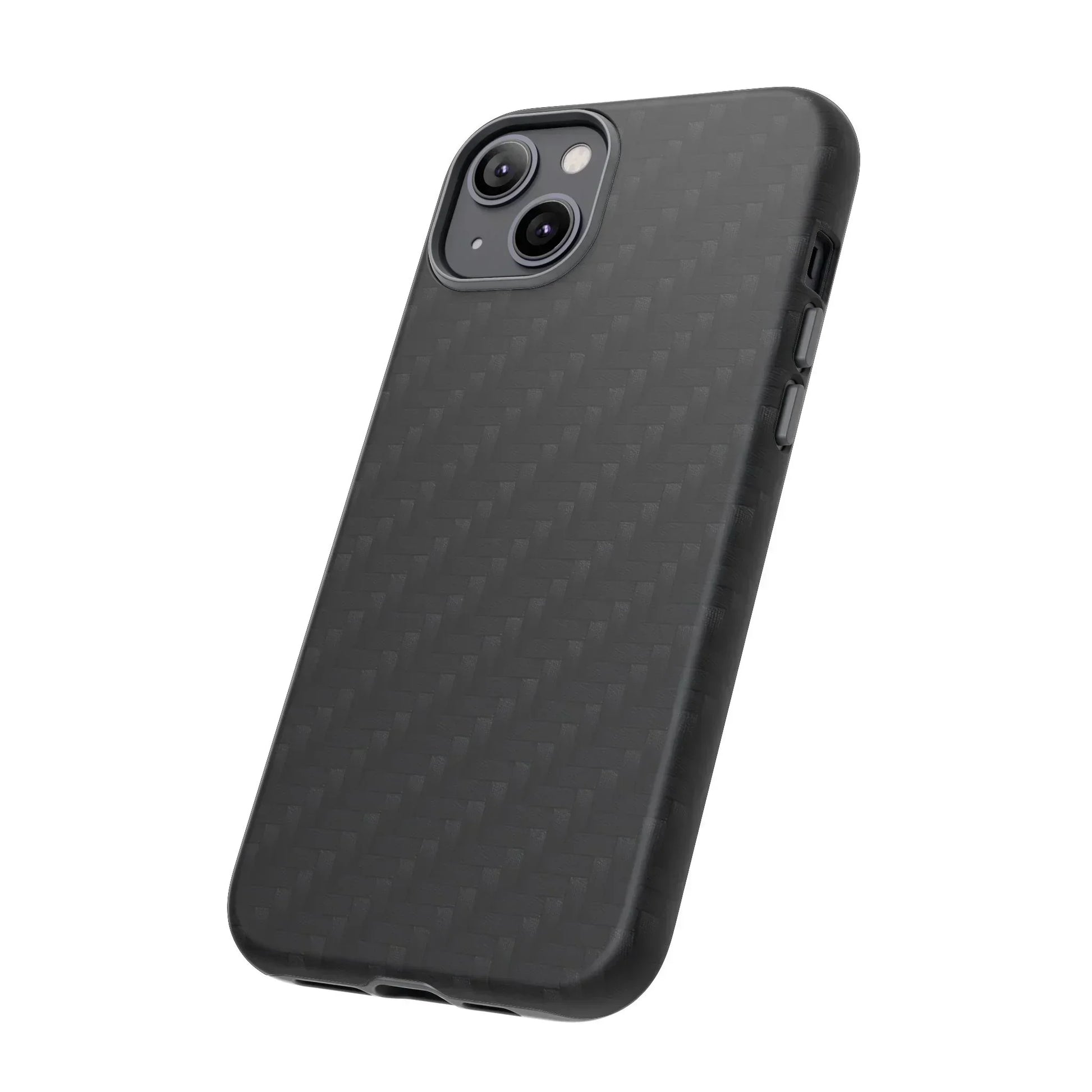 Black Carbon Phone Case Tough Case for iPhone 8-16 and Google Pixel up to 9 Models - KarArmDesign