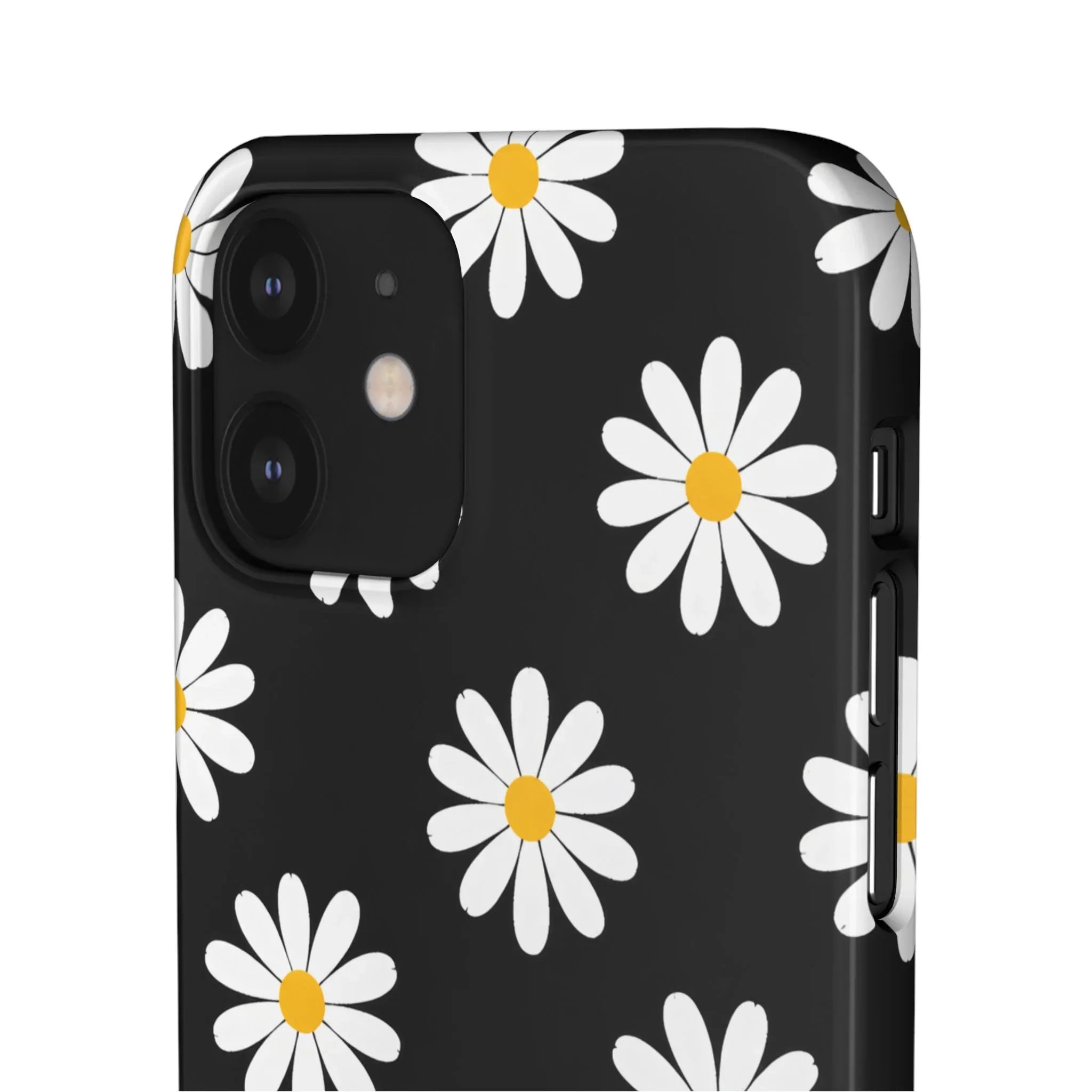 Daisy Charm Phone Case for iPhone 11-17 and Galaxy S20-S25 - KARARMDESIGN