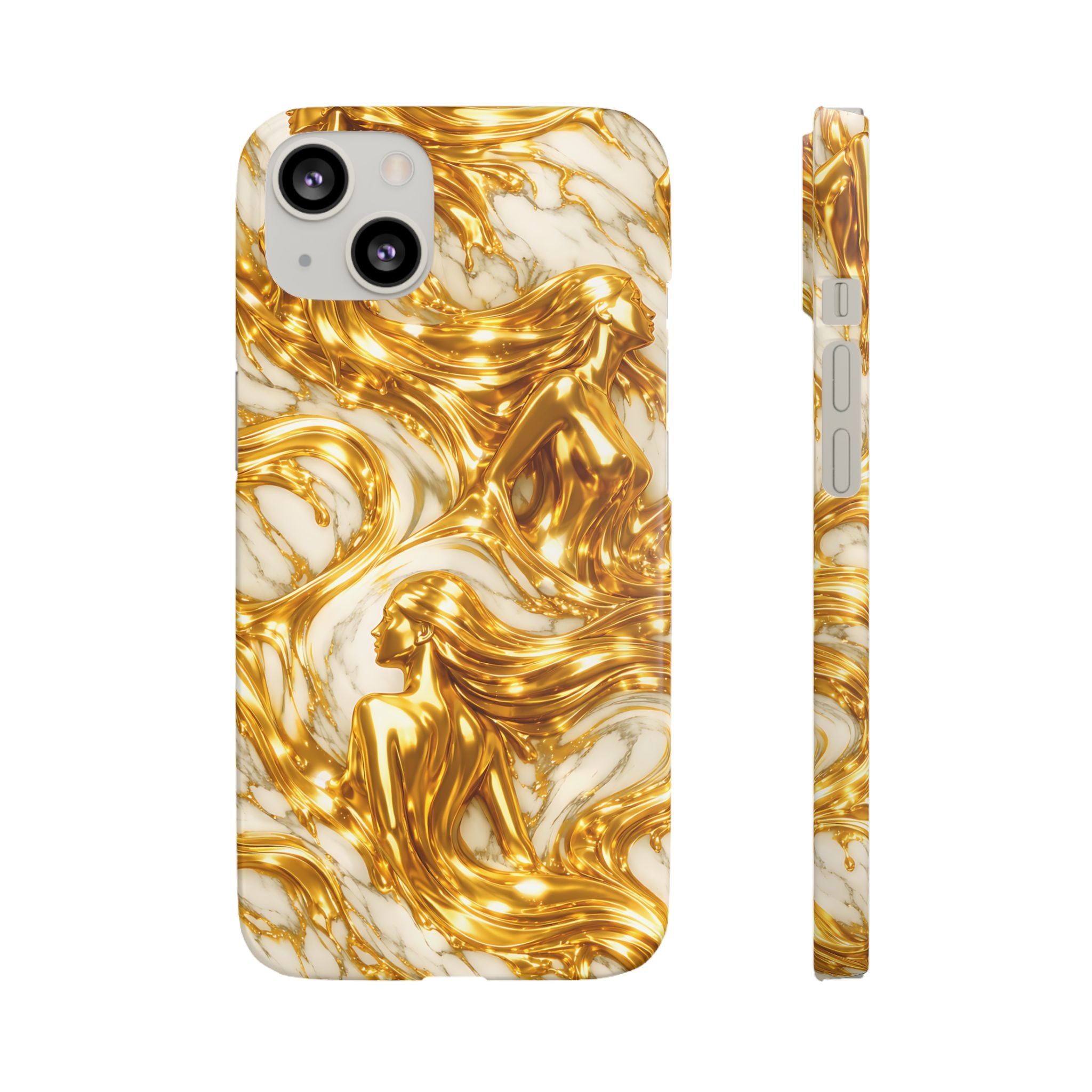 Divine Gold Woman Snap Phone Case for iPhone & Galaxy