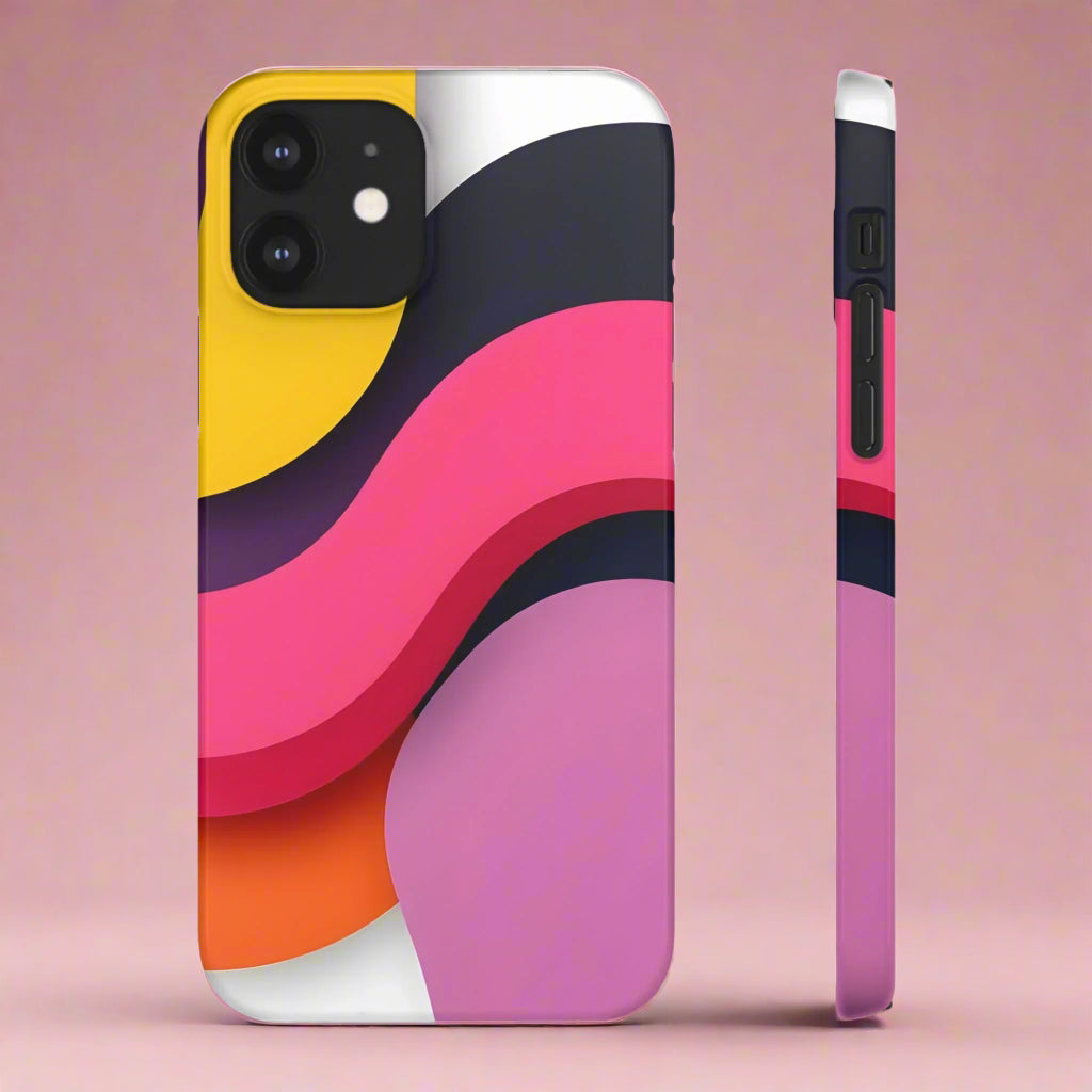 Abstract Phone Case for iPhone 7-16 and Samsung Galaxy S10-S25 Models - KarArmDesign