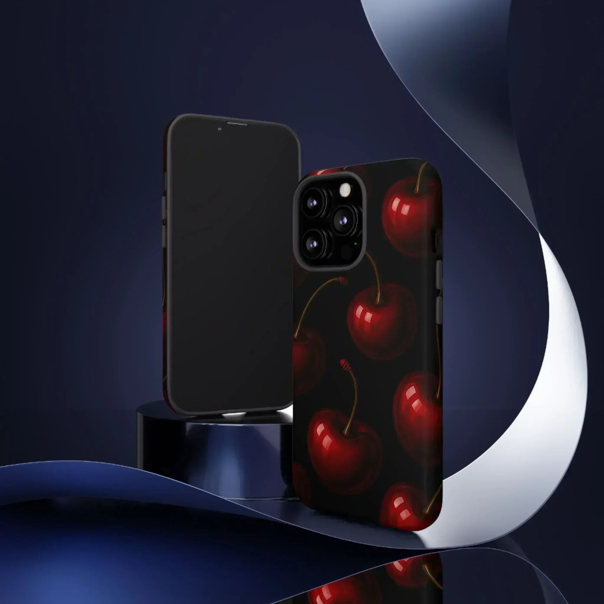 Cherry Phone Case for iPhone X-16 and Galaxy S20-S25 - KARARMDESIGN