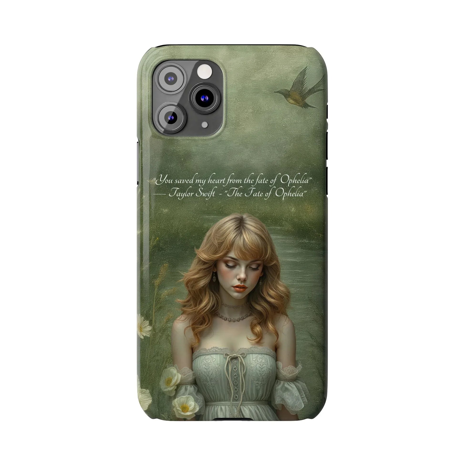 "Melancholic Ophelia" Phone Case for iPhone 11-17 - KARARMDESIGN