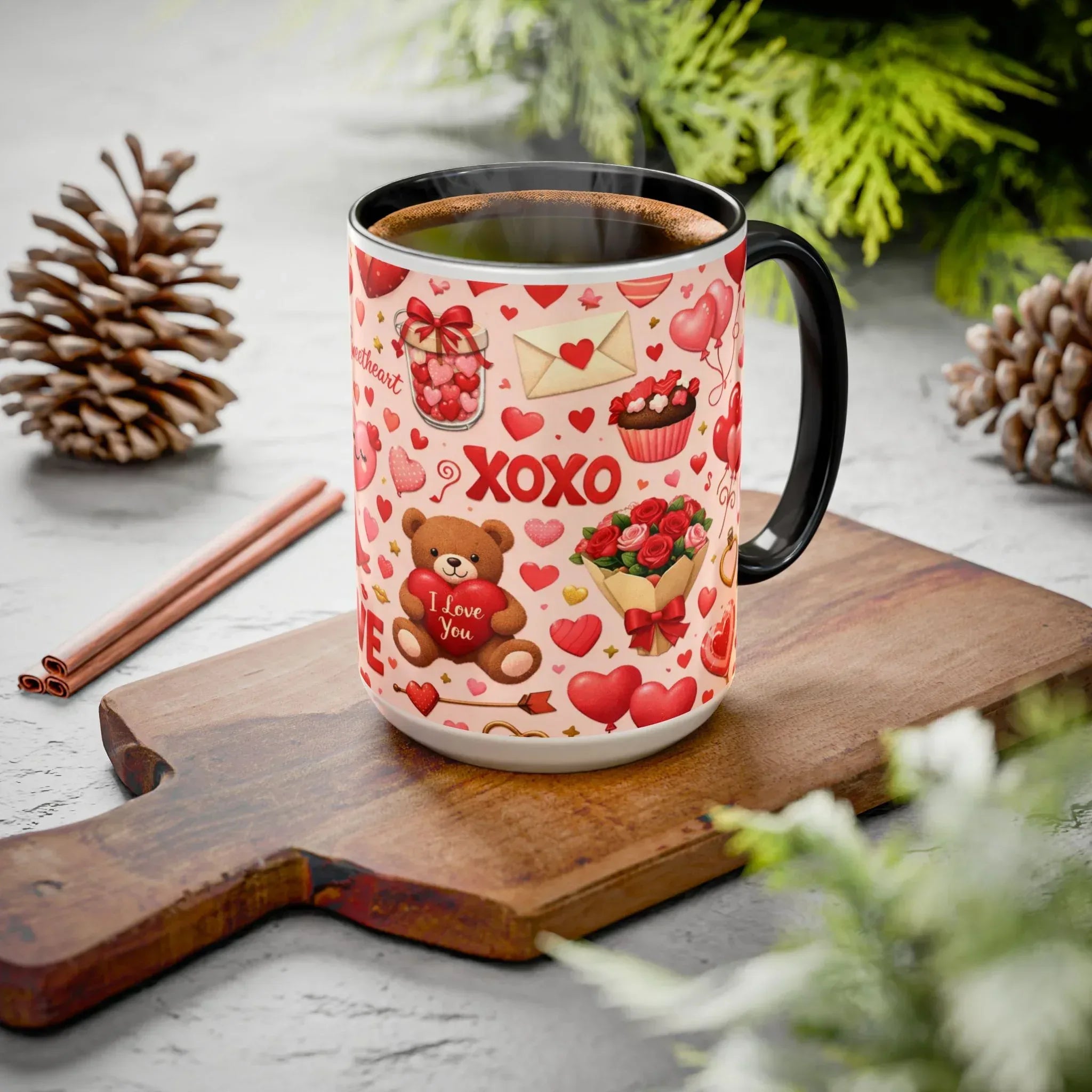 Sweetheart Love Mug - Colorful Mugs (11oz, 15oz) - KARARMDESIGN