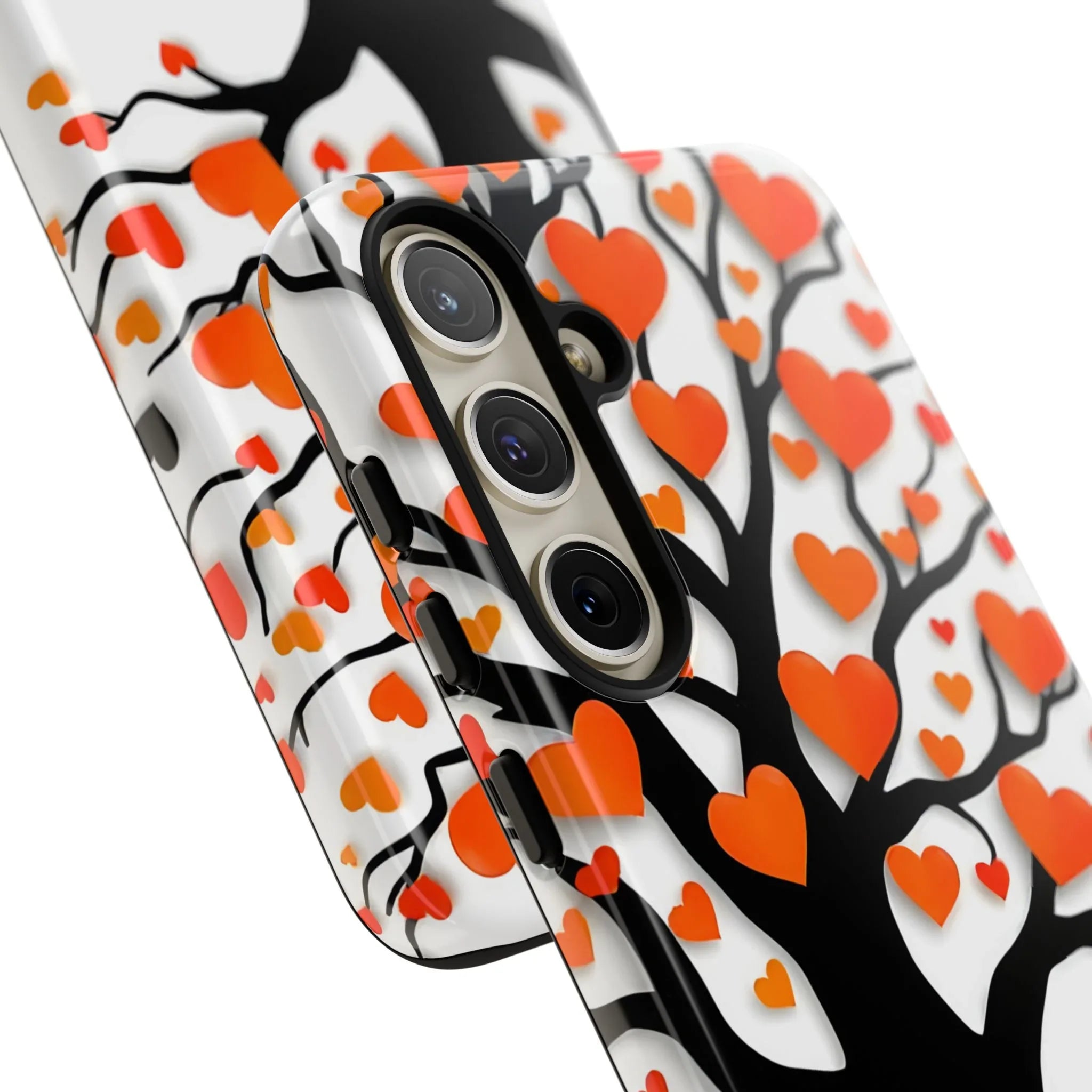 Heart Design Phone Case for iPhone 11–17 and Galaxy S20–S25 - KARARMDESIGN