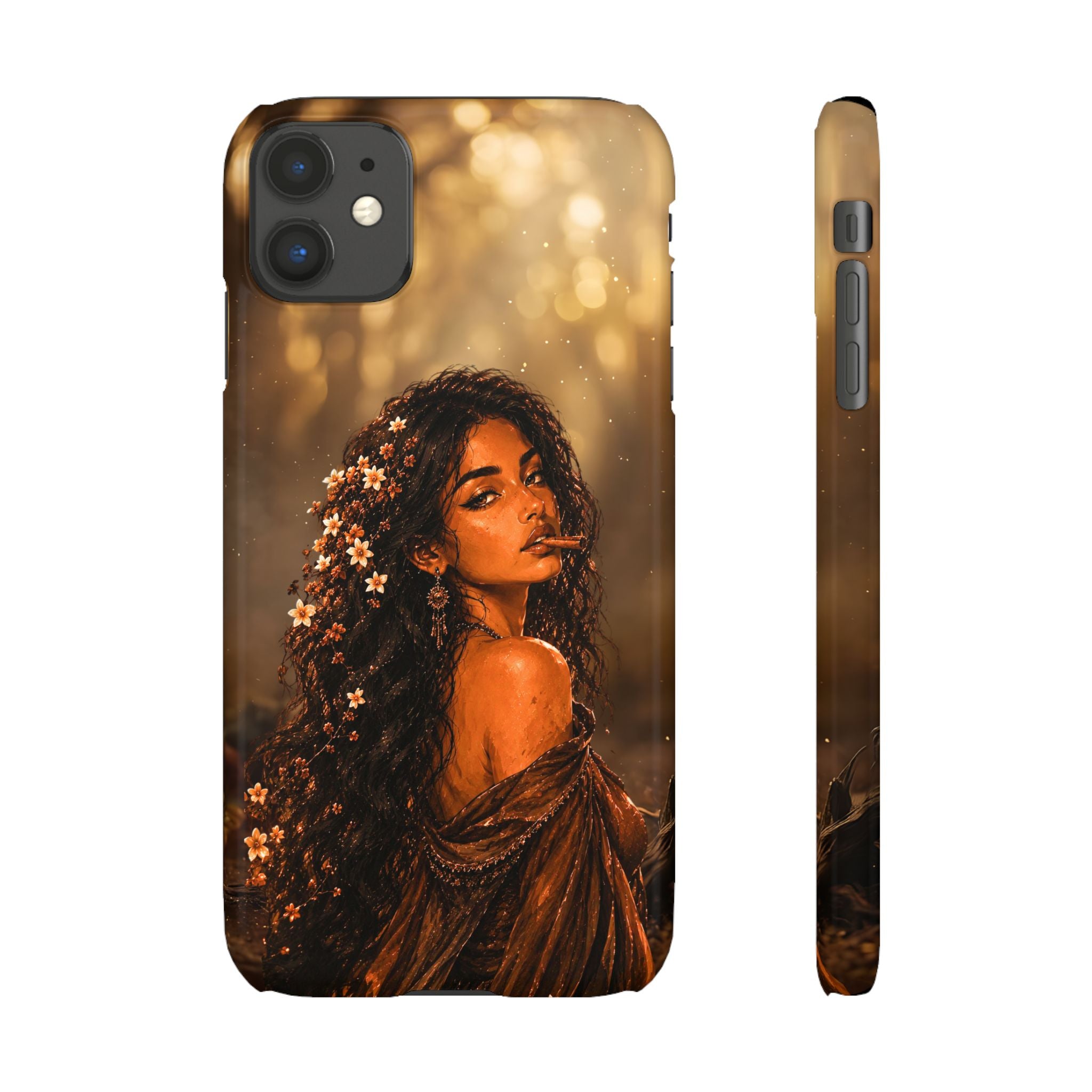 Cinnamon Girl Phone Case for iPhone 11-17 & Samsung Galaxy S20-S26
