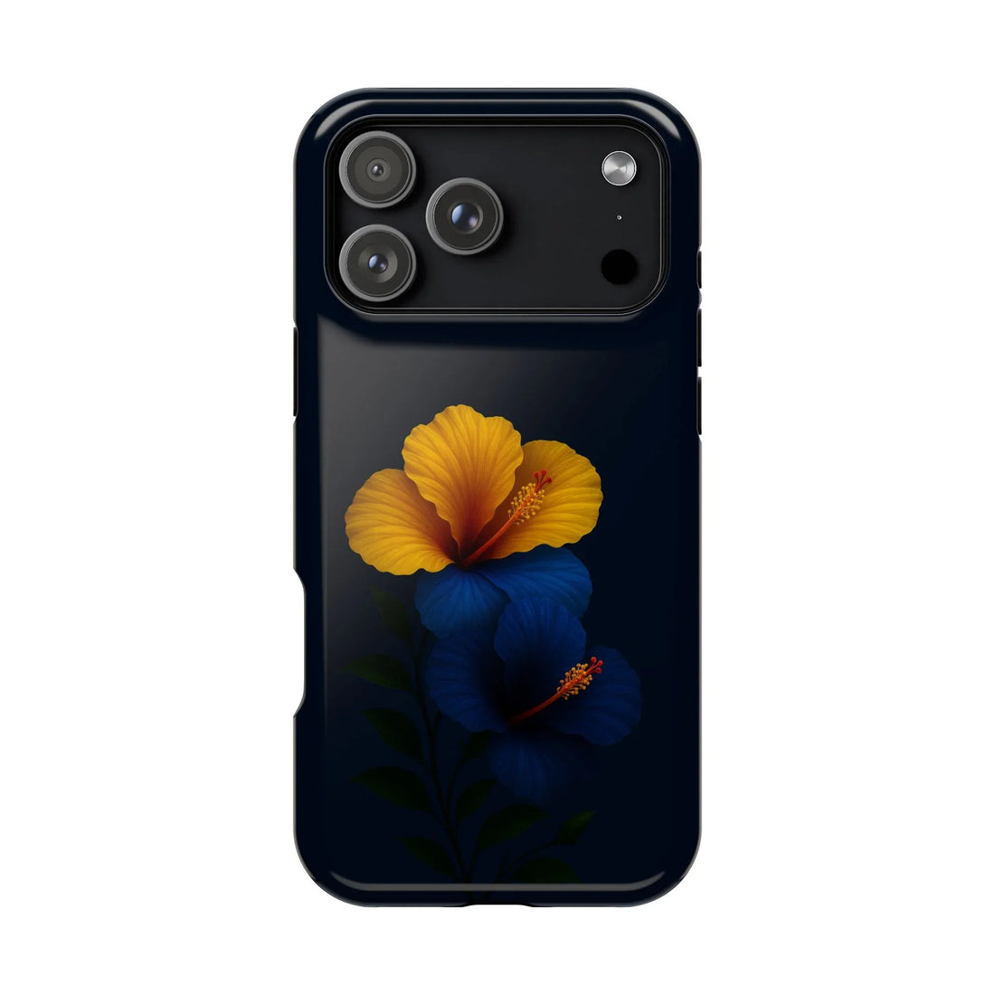 Elegant Hibiscus Phone Case for iPhone 11-17 and Galaxy S21-S22 - KARARMDESIGN