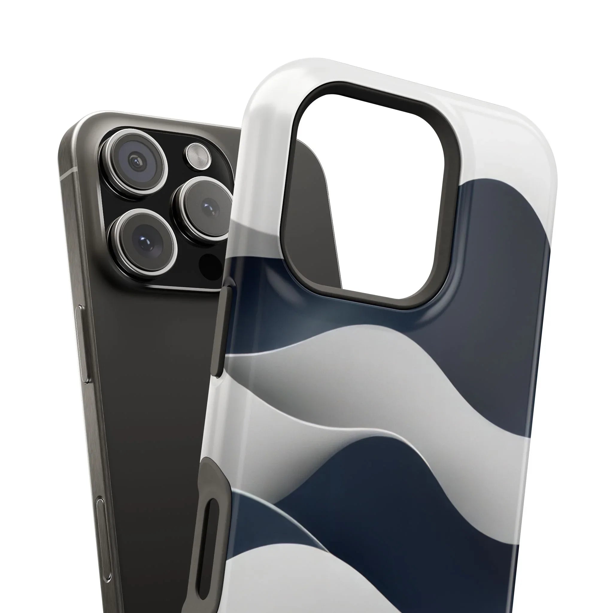 Ocean Flow Phone Case for iPhone 11-17 and Galaxy S21-S22 - KARARMDESIGN