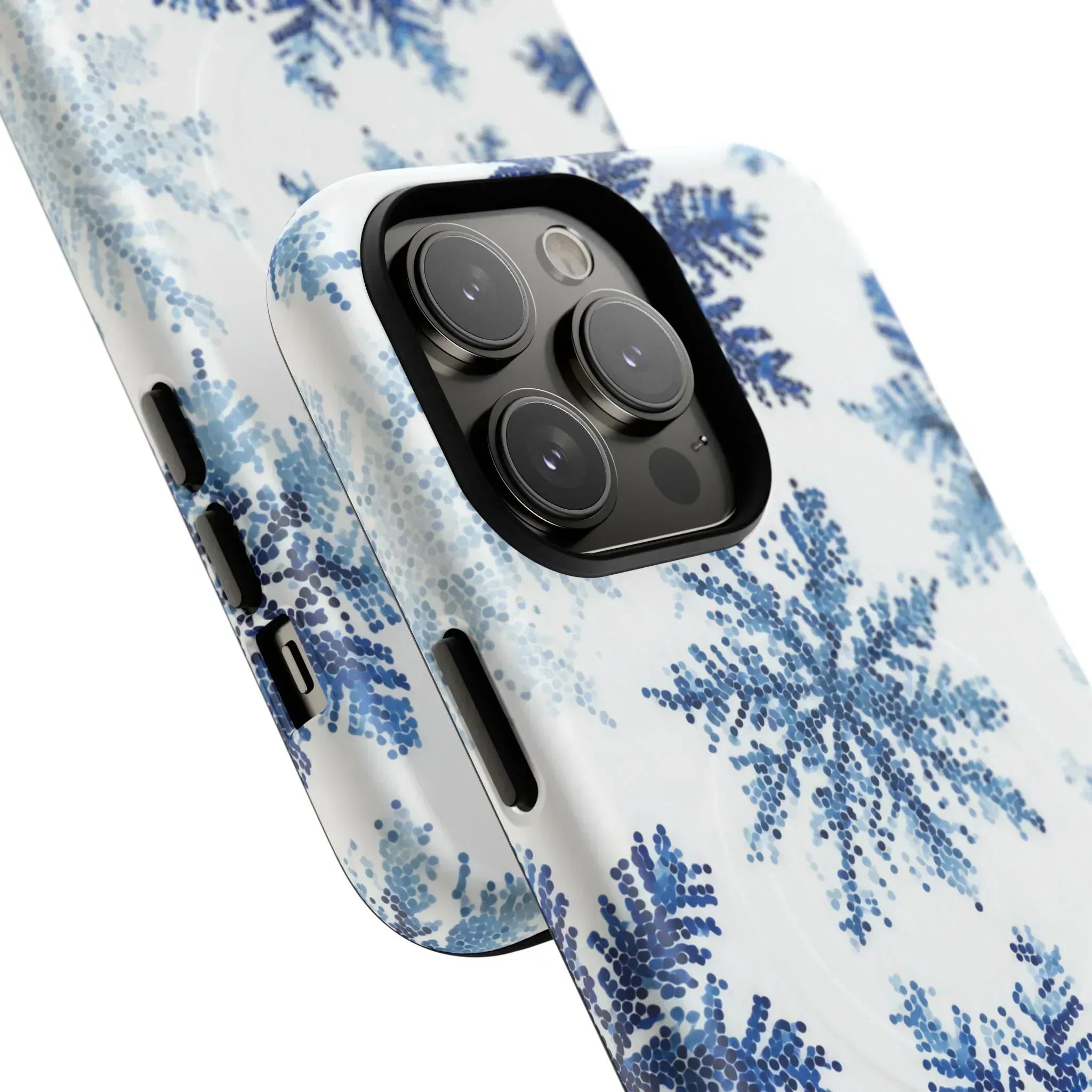 Snowflake Elegance Phone Case for iPhone 13-17 - KARARMDESIGN