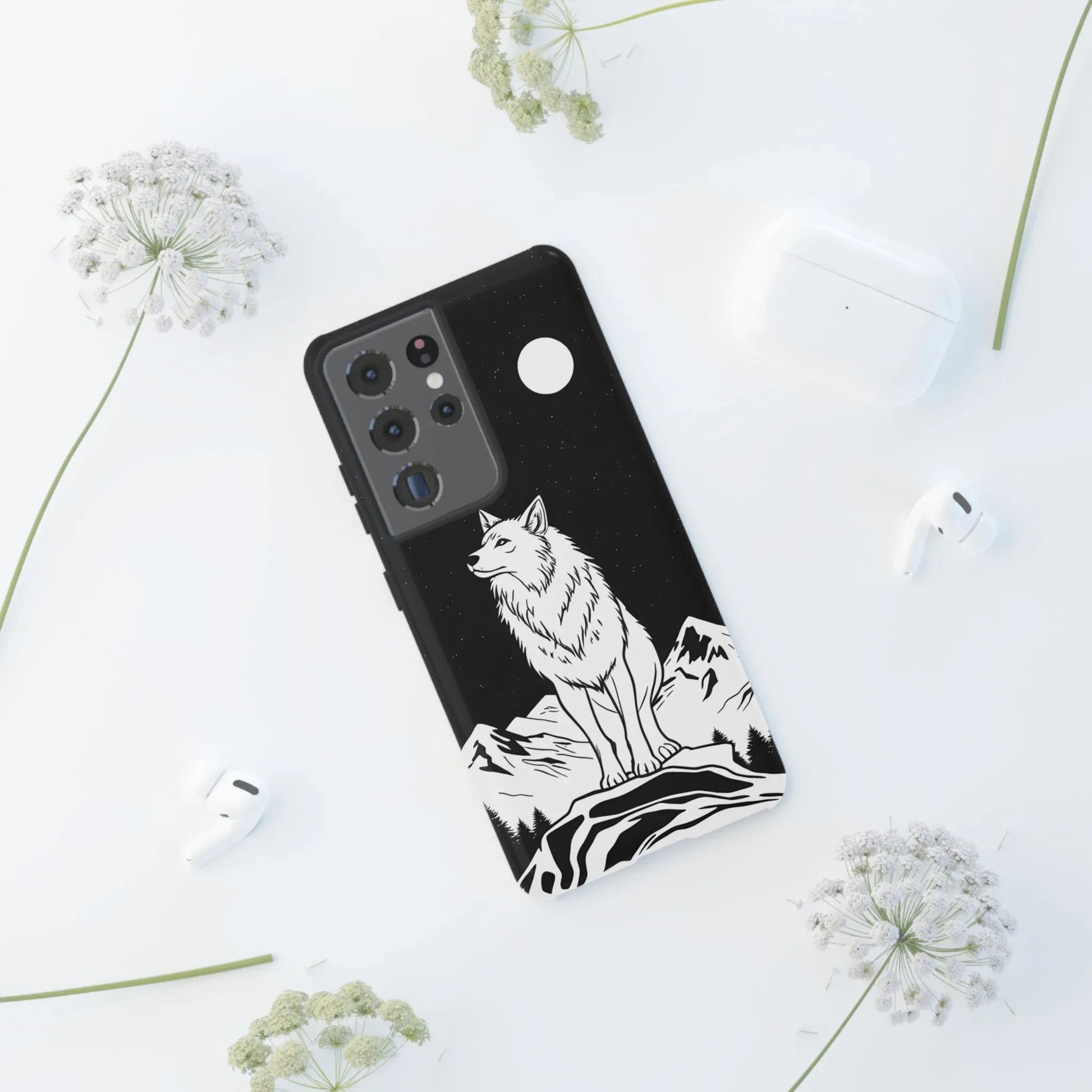 Majestic Wolf Phone Case for iPhone and Galaxy - KARARMDESIGN