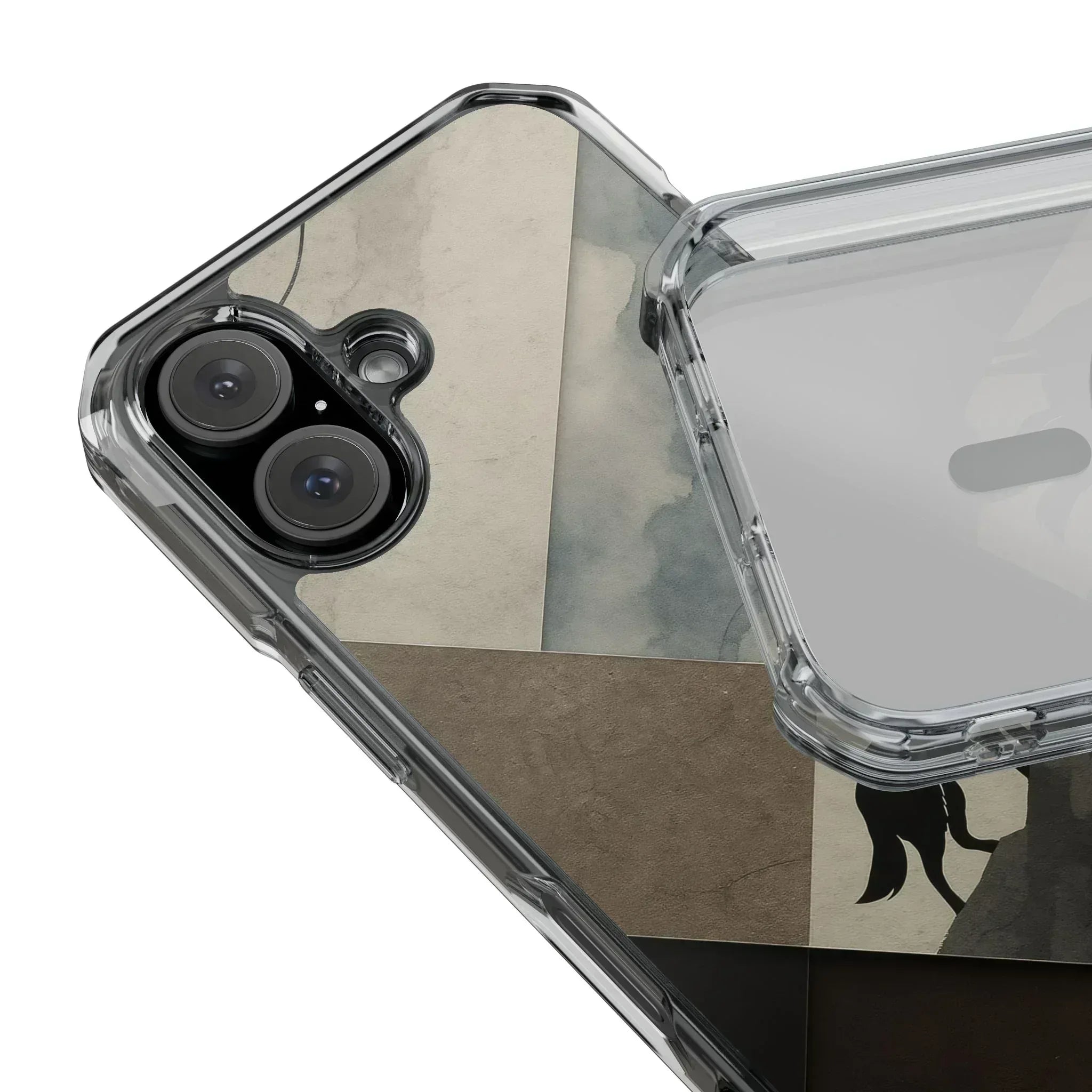 Wolf Silhouette Phone Case for iPhone 14-16 - KARARMDESIGN