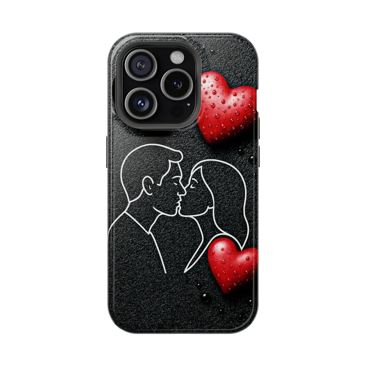 Midnight Kiss Phone Case for iPhone 13-16 Models - KarArmDesign