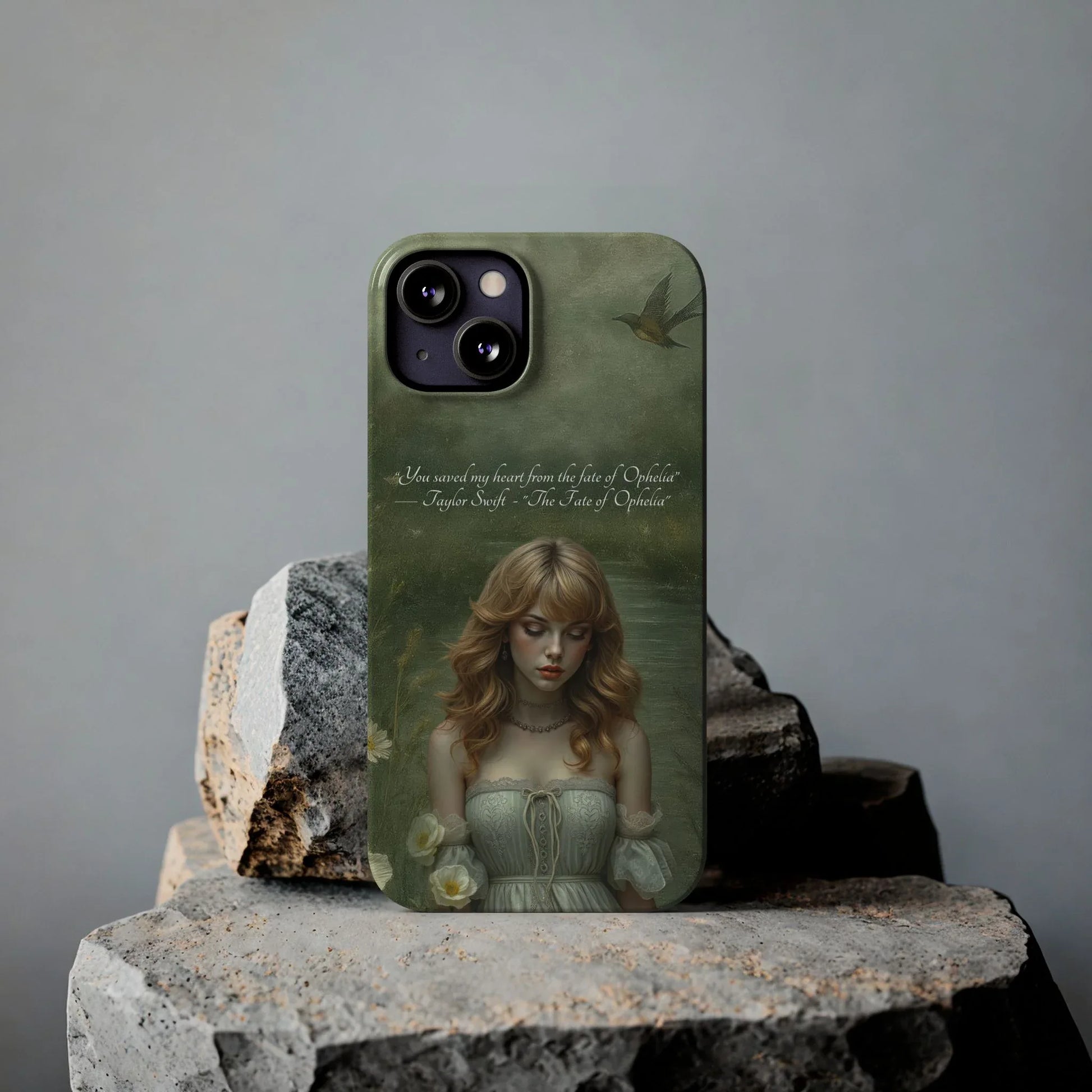 "Melancholic Ophelia" Phone Case for iPhone 11-17 - KARARMDESIGN