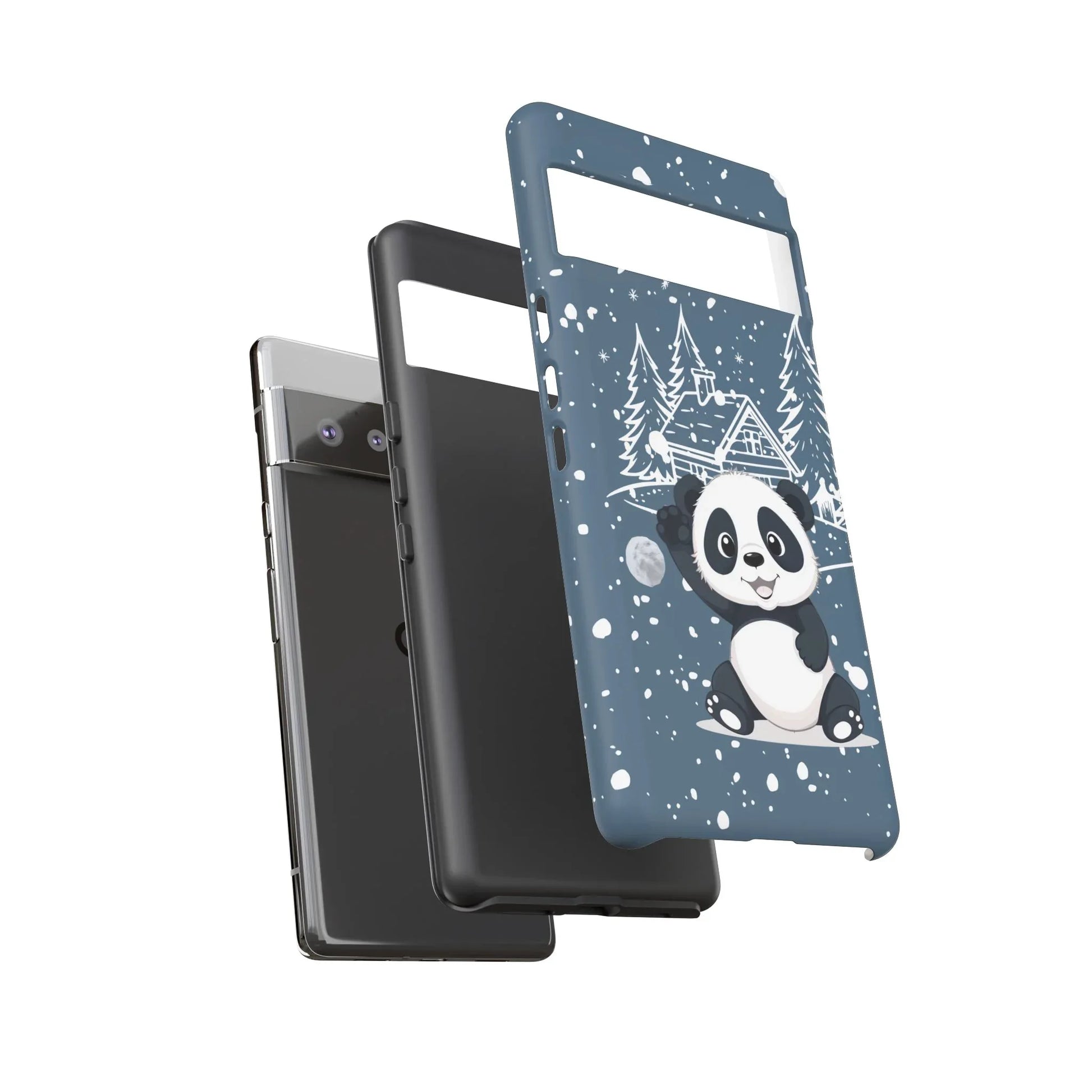 Cute Panda Phone Case for Samsung Galaxy and Google Pixel - KARARMDESIGN