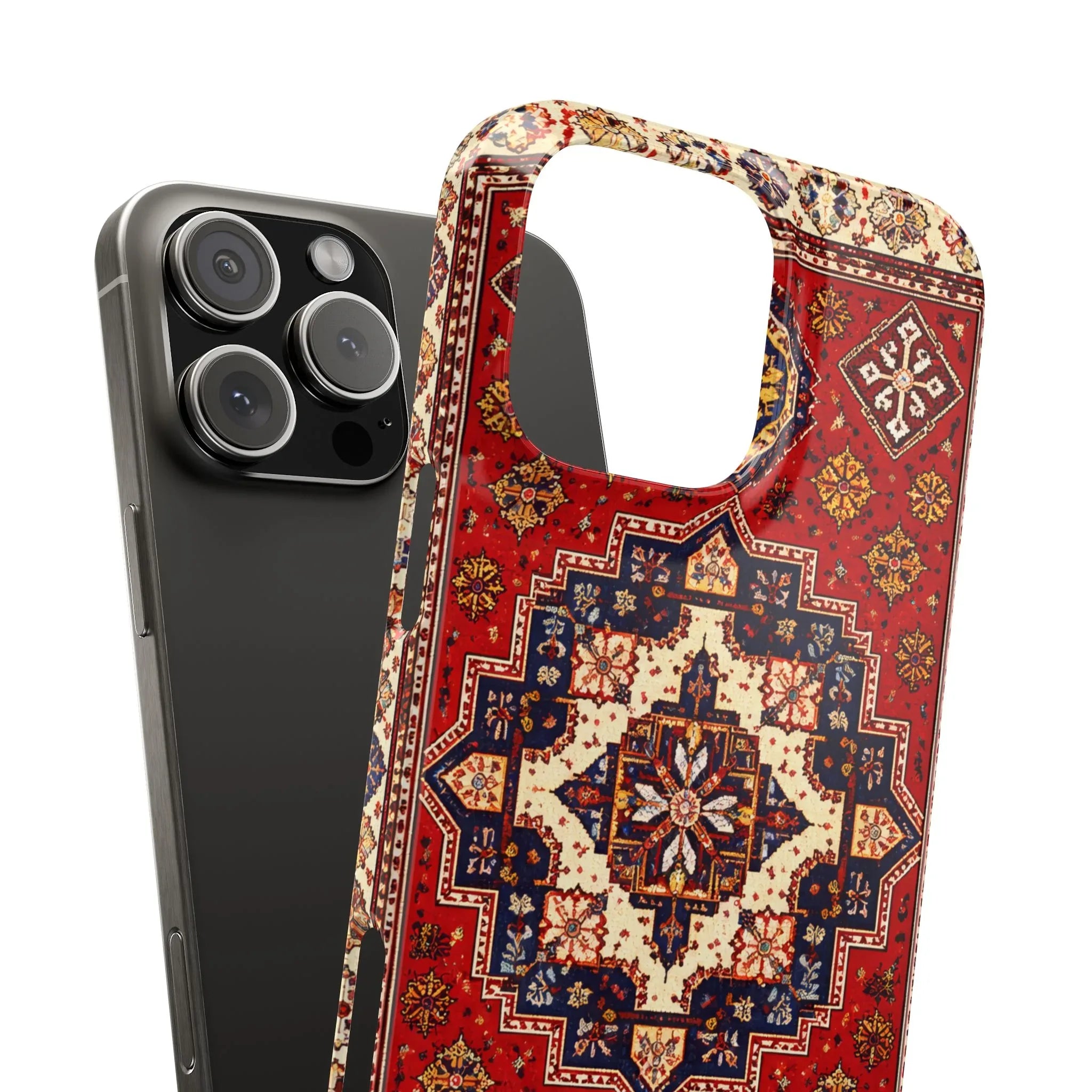 Armenian Carpet Pattern Phone Case for iPhone 11-16 - KARARMDESIGN
