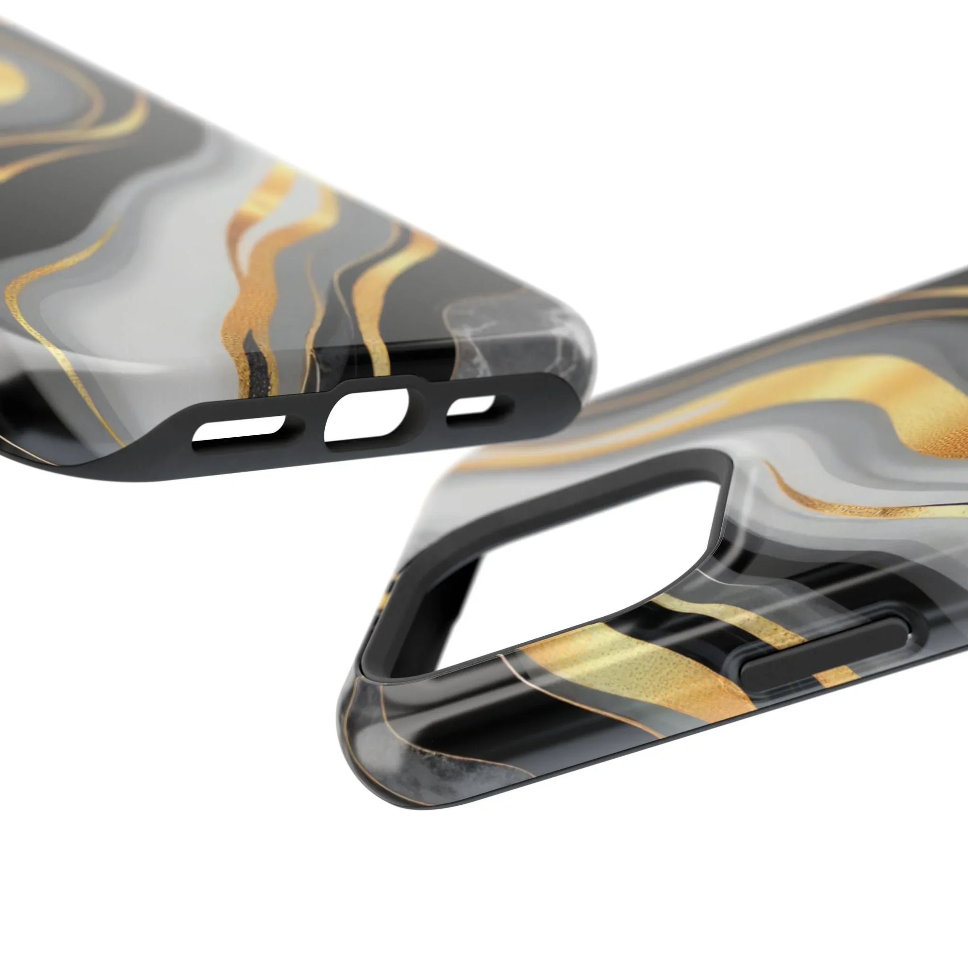 Modern Marble Flow Phone Case for iPhone 11-17 - KARARMDESIGN